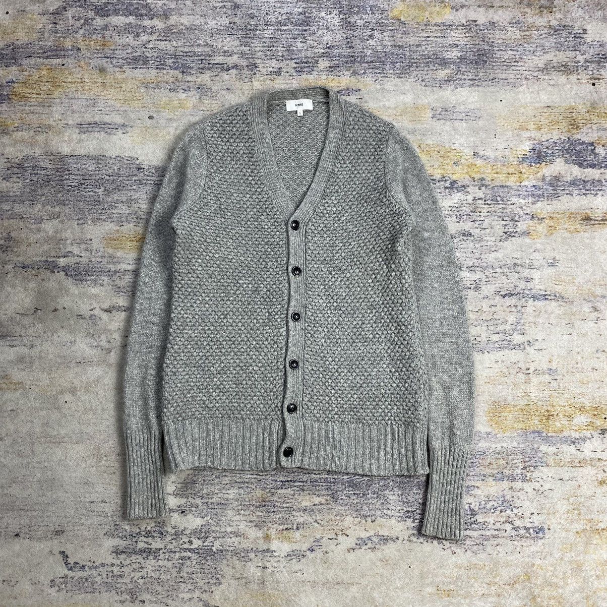 HYKE × Japanese Brand hyke knit cardigan Size US S / EU 44-46 / 1 - 1 Thumbnail
