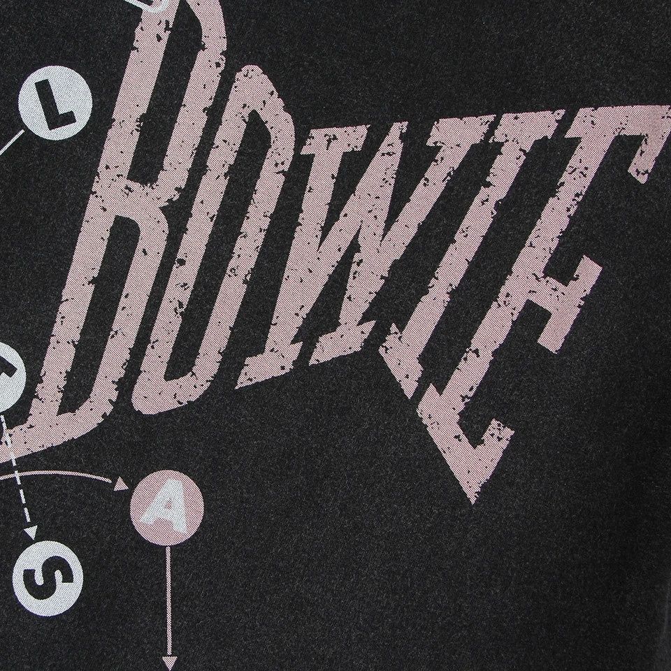Japanese Brand D. Bowie printed black gray shirt Size US L / EU 52-54 / 3 - 6 Thumbnail