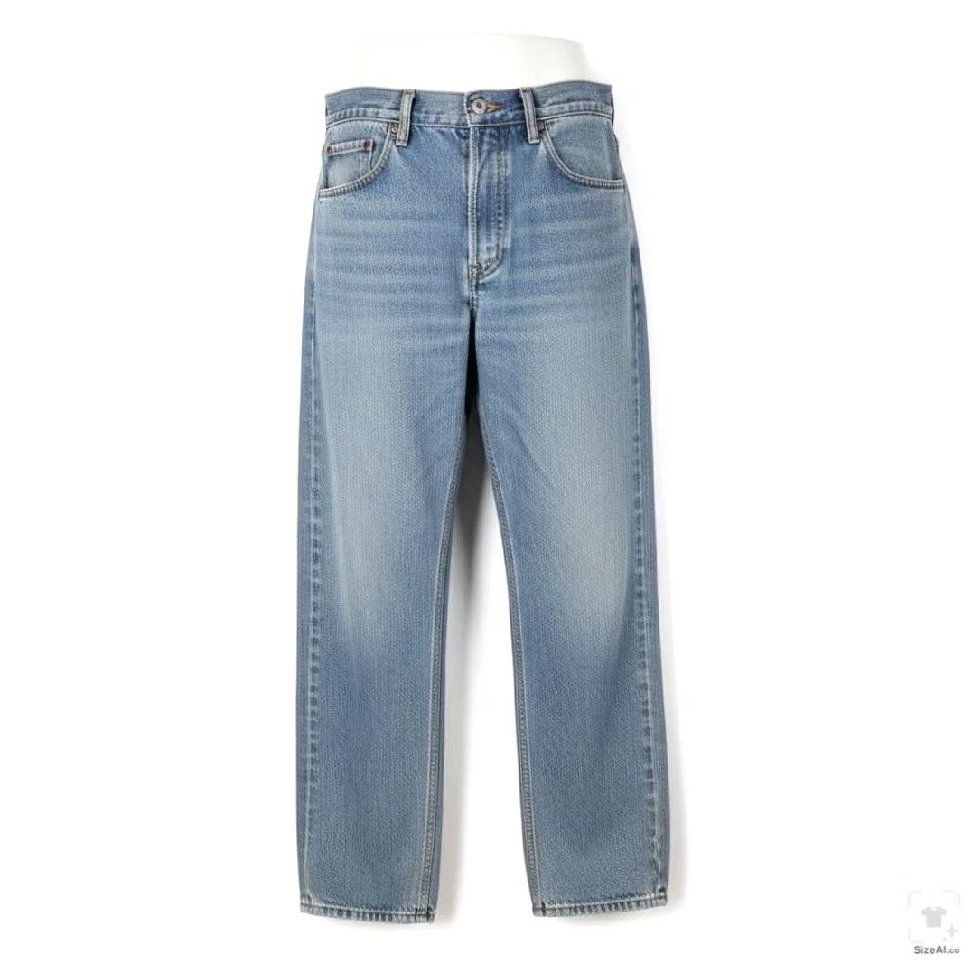 Levi's VINTAGE Levi's 550 Jeans Mens 32x33 Blue Light Wash Relaxed Tapered Denim - Levi's 550 Jeans - 90s, Logo, USA Size US 32 / EU 48 - 2 Thumbnail