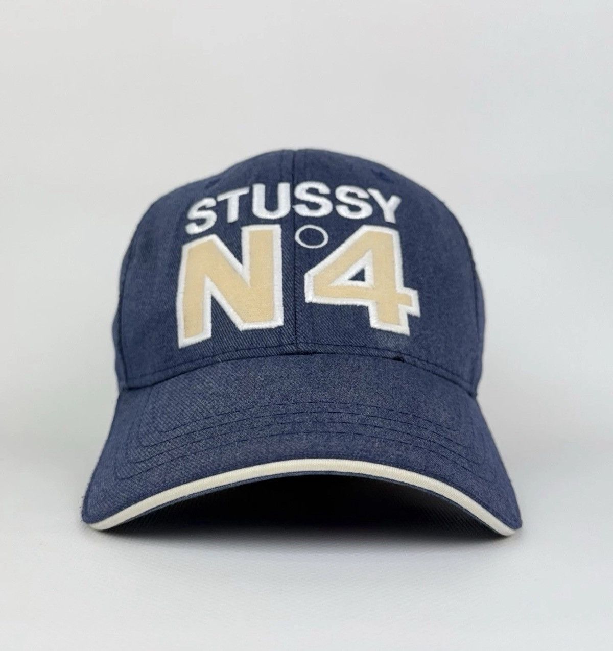 Stussy Vintage Stussy #4 Hats Cap Blue Rare Top Logo Skateboarding Size ONE SIZE - 5 Thumbnail