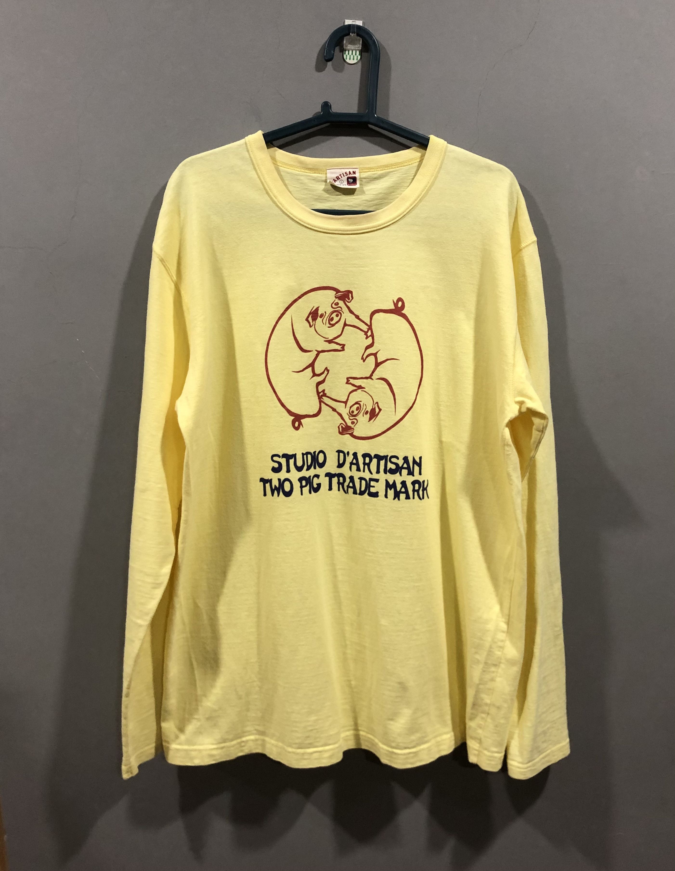 Studio D'Artisan Vintage Studio D’artisan Long Sleeve Tshirt Size US L / EU 52-54 / 3 - 1 Thumbnail