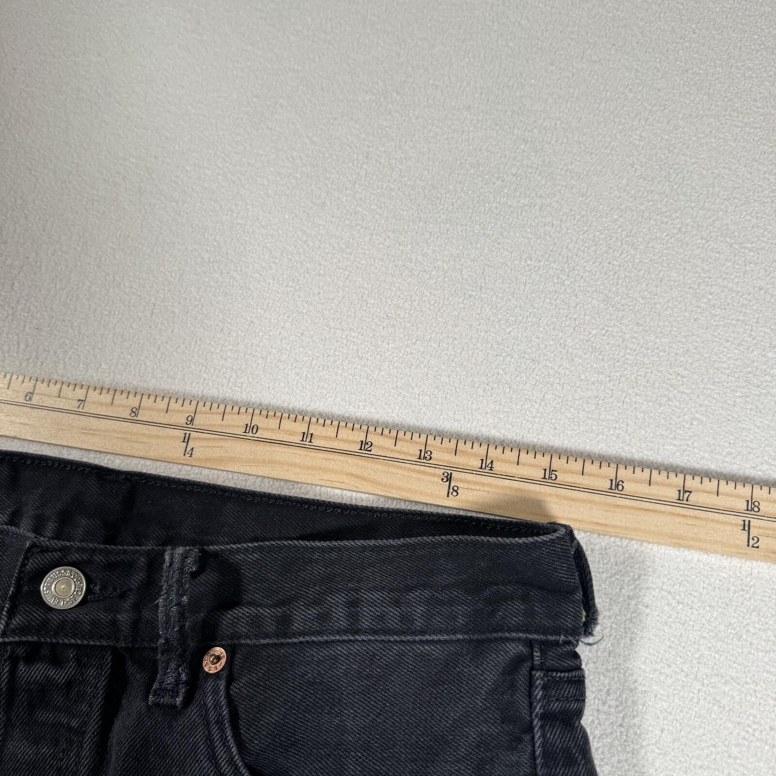 Other Vintage 90s Levis 501 Made In Canada Black Denim Jeans Size US 33 - 4 Thumbnail