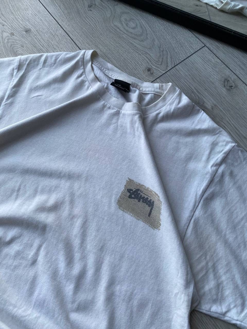 Stussy × Vintage Vintage Stussy White Boxy T-shirt Y2K M Size US M / EU 48-50 / 2 - 7 Thumbnail