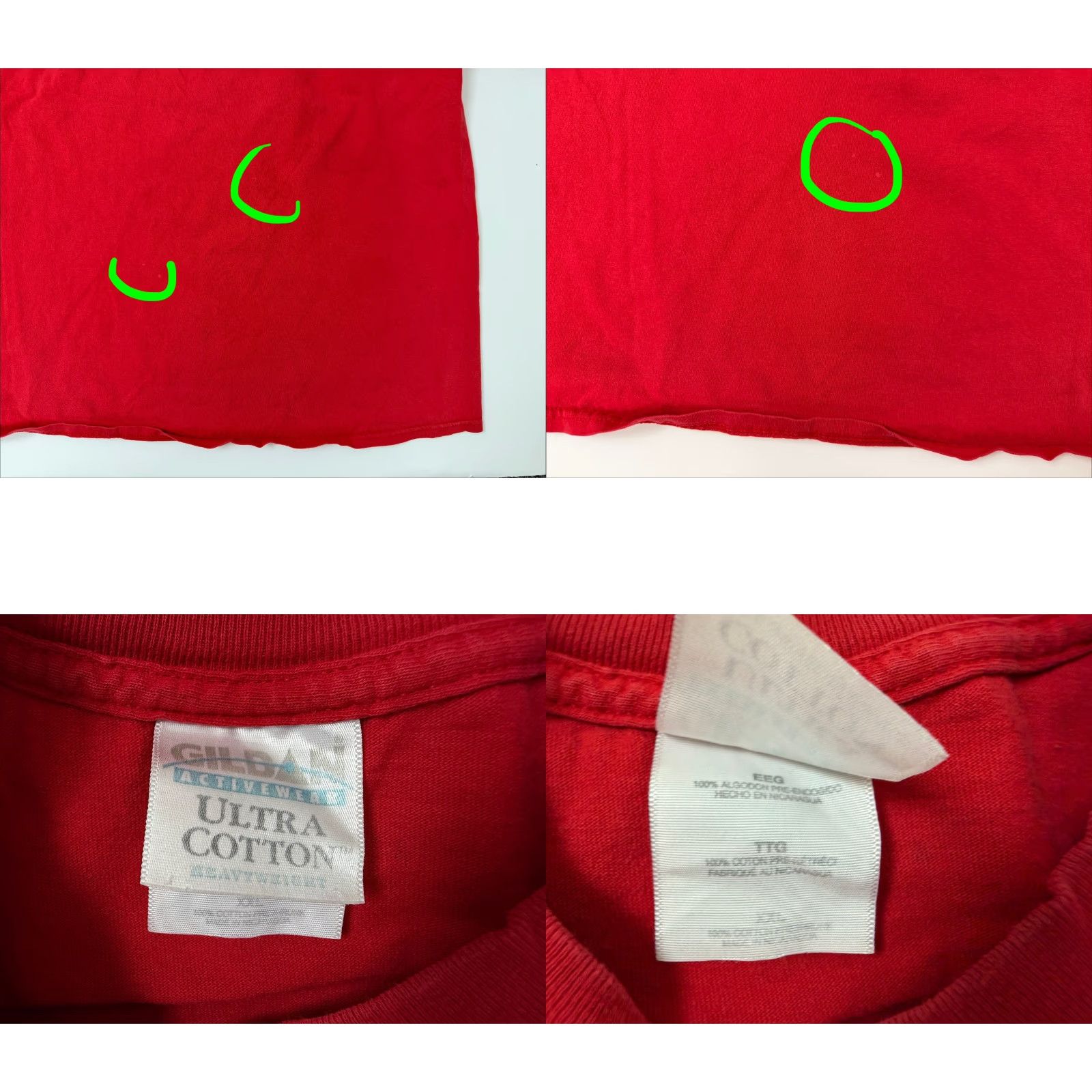Gildan VINTAGE Applebee's Shirt 2XL Men Red 90s Gildan T-Shirt Size US XXL / EU 58 / 5 - 8 Thumbnail