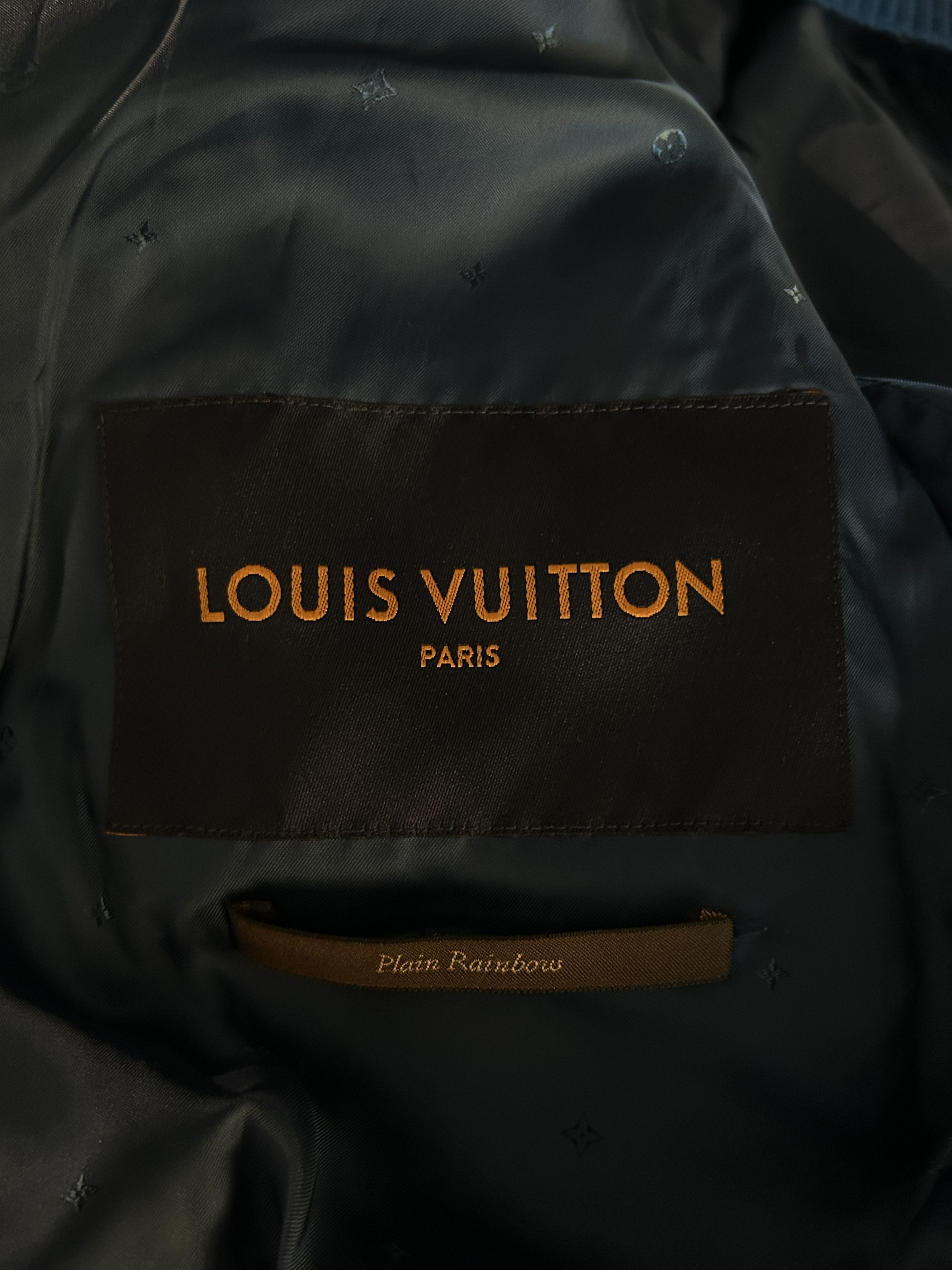 Louis Vuitton Louis Vuitton Blue Wizard Of Oz Varsity Jacket Size US L / EU 52-54 / 3 - 3 Thumbnail