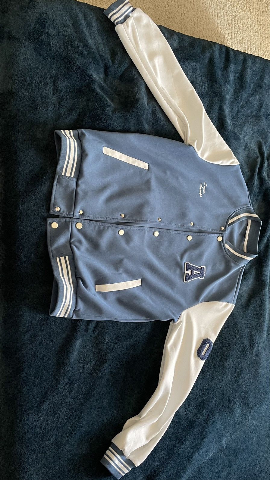 Other BLUE AND WHITE VARSITY JACKET Size US M / EU 48-50 / 2 - 1 Thumbnail