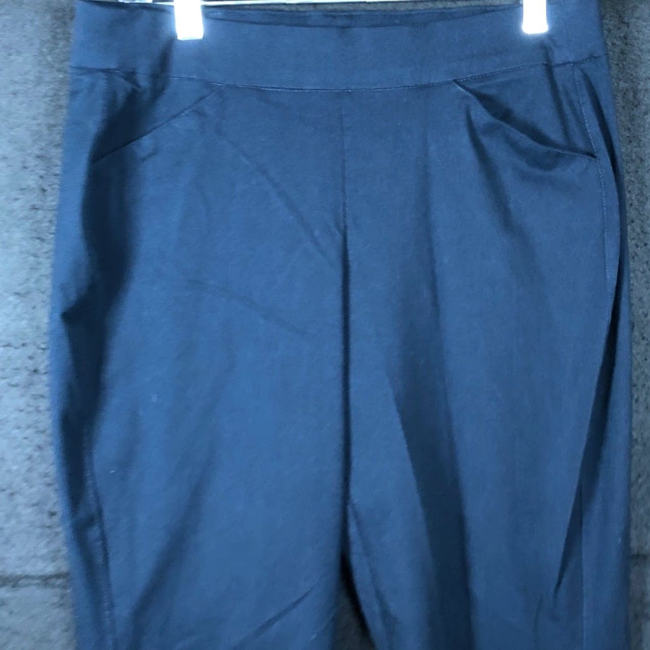 Vintage Chicos Travelers Womens Pants Blue Pull On High Rise Straight Stretch M Pants Womens Medium Blue Straight, High Rise, Pull On Size 24" / US 00 / IT 34 - 2 Thumbnail