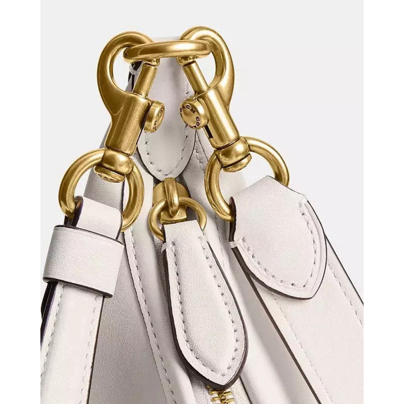 Coach NWT COACH Juliet Shoulder Bag Crossbody Leather CR981 Chalk Size ONE SIZE - 14 Thumbnail
