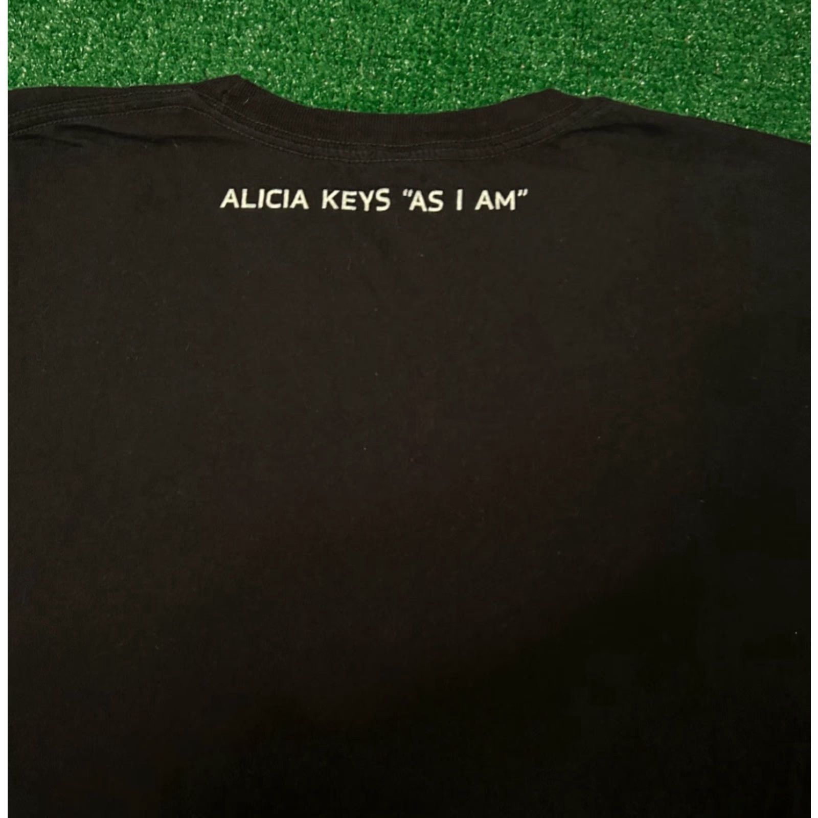 Vintage VINTAGE Alica Keys As I AM Tour 2008 VTG Shirt Mens Size Large R&B Soul Rare Shirt Men Size L Black 90s Music Womens/Mens? Size US L / EU 52-54 / 3 - 3 Thumbnail