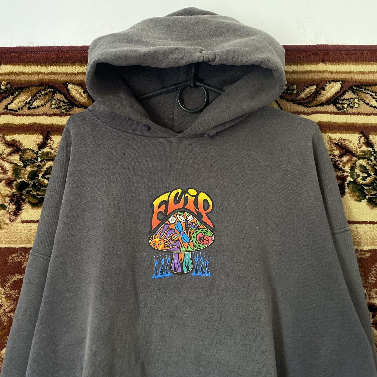 Hook-Ups 90’s True Vintage Flip Skateboards Reaper Hoodie Size L Size US L / EU 52-54 / 3 - 2 Thumbnail