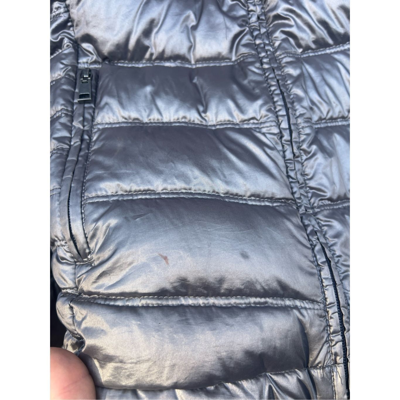 Bass GH Bass Outdoors Shinny Silver Woman’s Winter Jacket Size Me Size M / US 6-8 / IT 42-44 - 6 Thumbnail