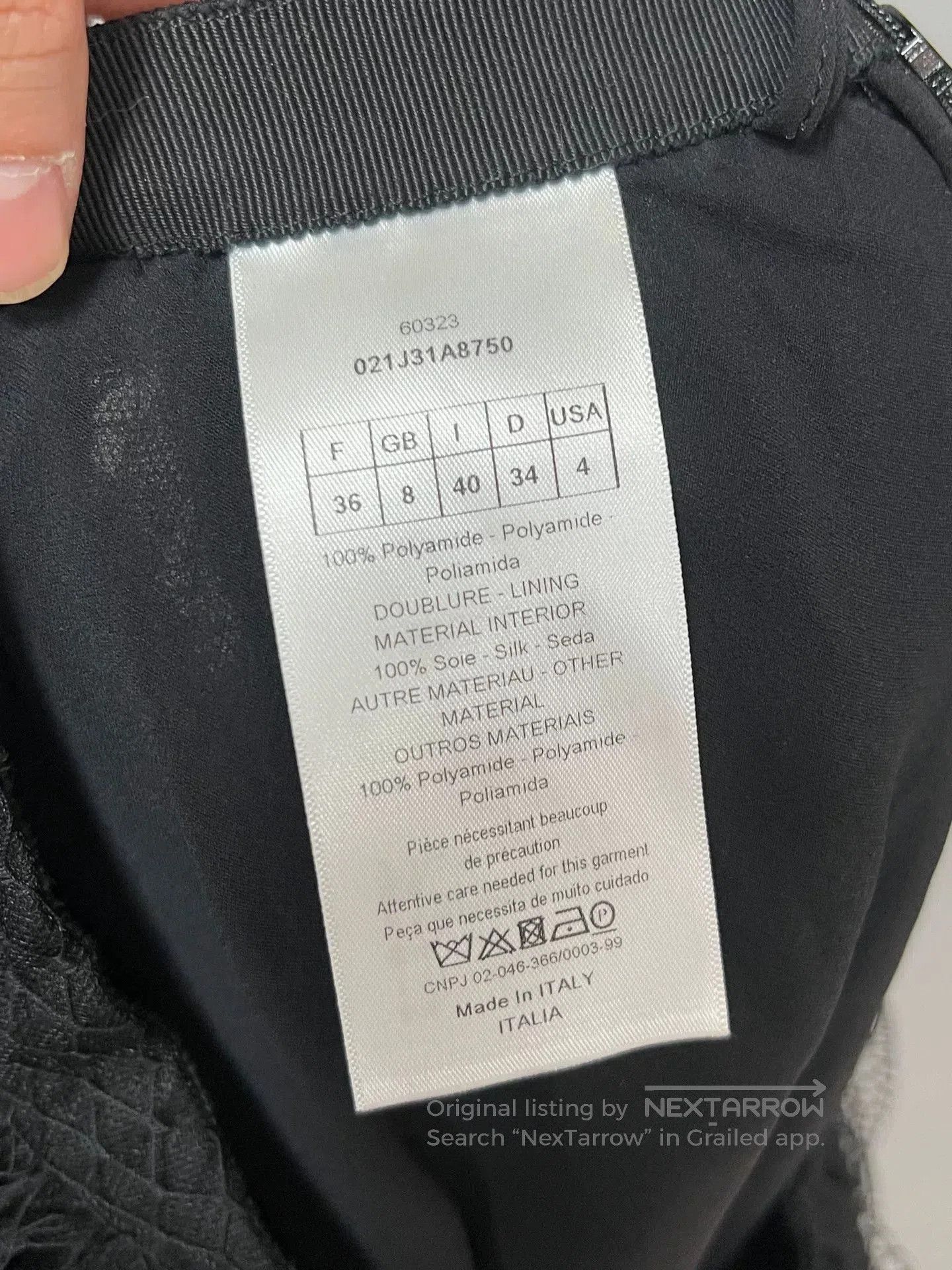 Dior Dior Classic Black Tulle Skirt. Size 35" - 4 Thumbnail