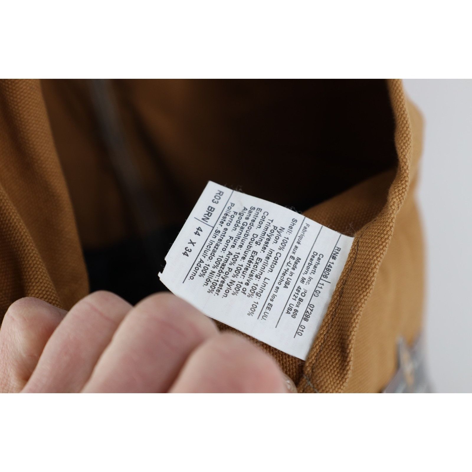 Carhartt Deadstock Vintage Y2K Carhartt Double Knee Arctic Overalls Size US 44 / EU 60 - 7 Thumbnail