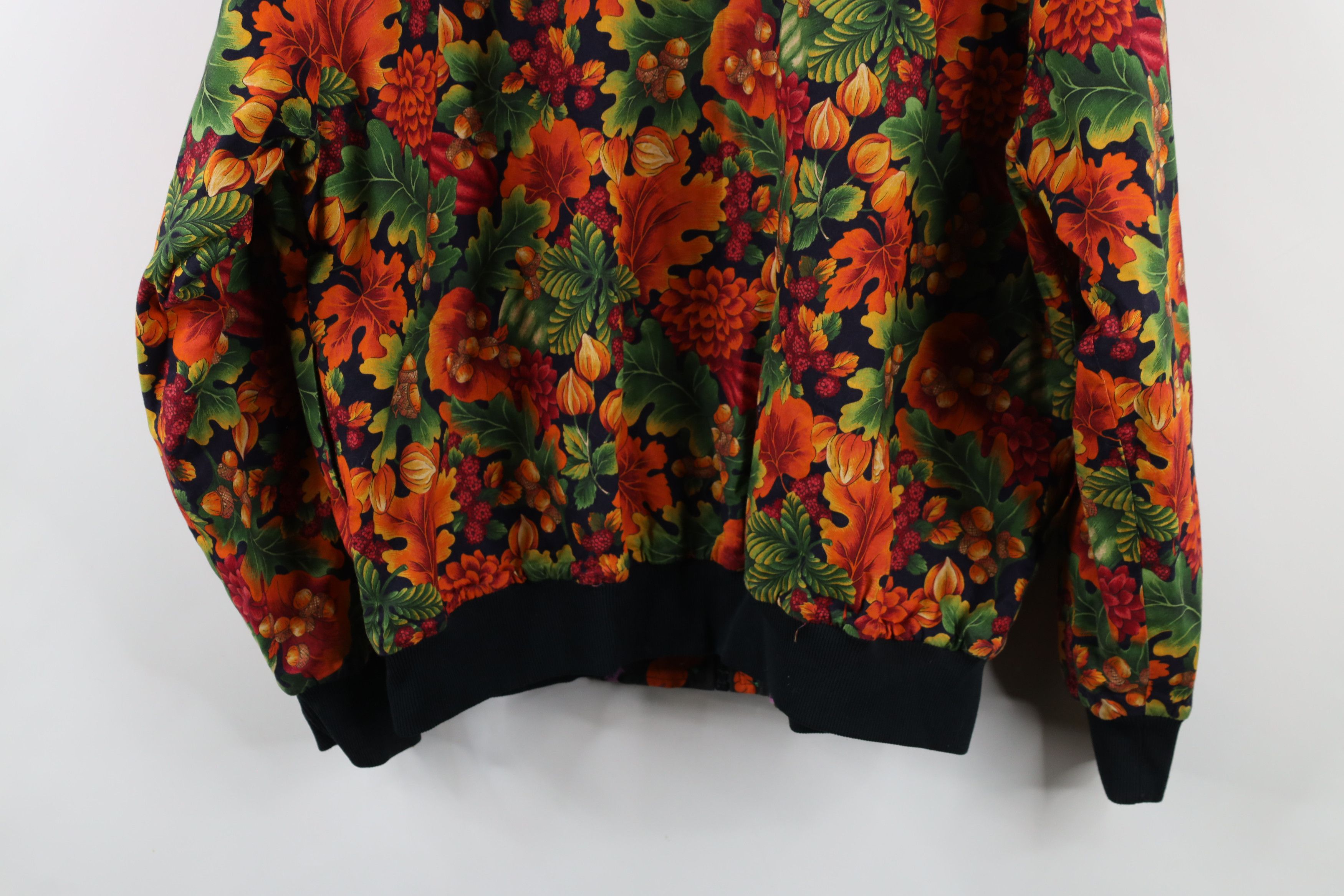 Vintage Vintage 90s Streetwear Reversible Autumn Bomber Jacket Size 3XL / US 20-22 - 7 Thumbnail