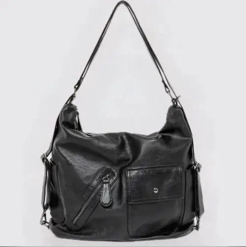 Japanese Brand PU Leather Shoulder Bag Size ONE SIZE - 5 Thumbnail