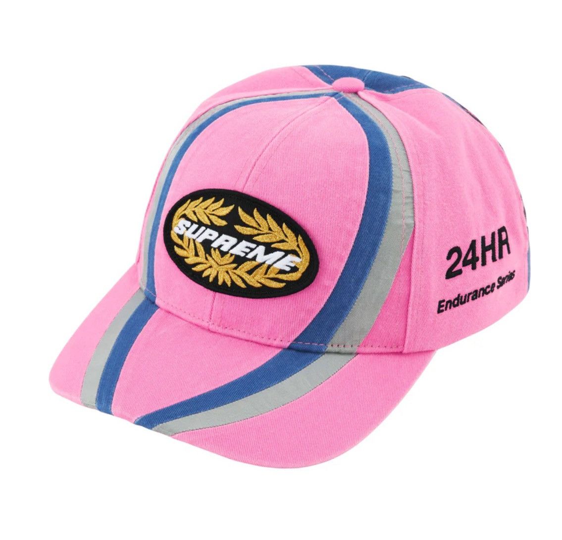 Supreme × Vintage Supreme Endurance 6-Panel Hat Pink Size ONE SIZE - 1 Thumbnail