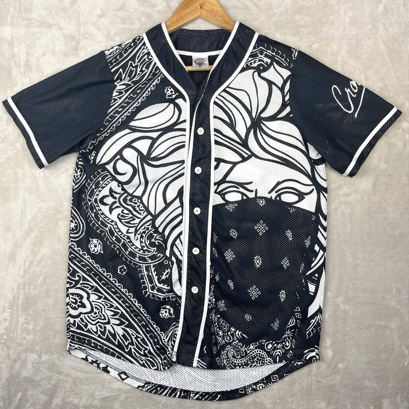 Crooks & Castles Crooks & Castles Medusa Bandana Baseball Jersey Paisley Mesh Size US S / EU 44-46 / 1 - 1 Thumbnail