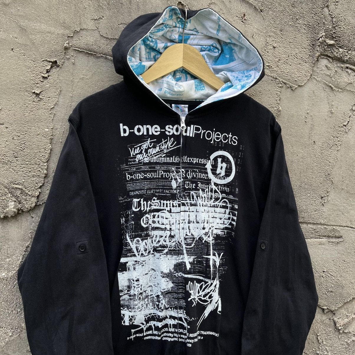 If Six Was Nine B one soul poem Zipper hoodie Size US L / EU 52-54 / 3 - 3 Thumbnail