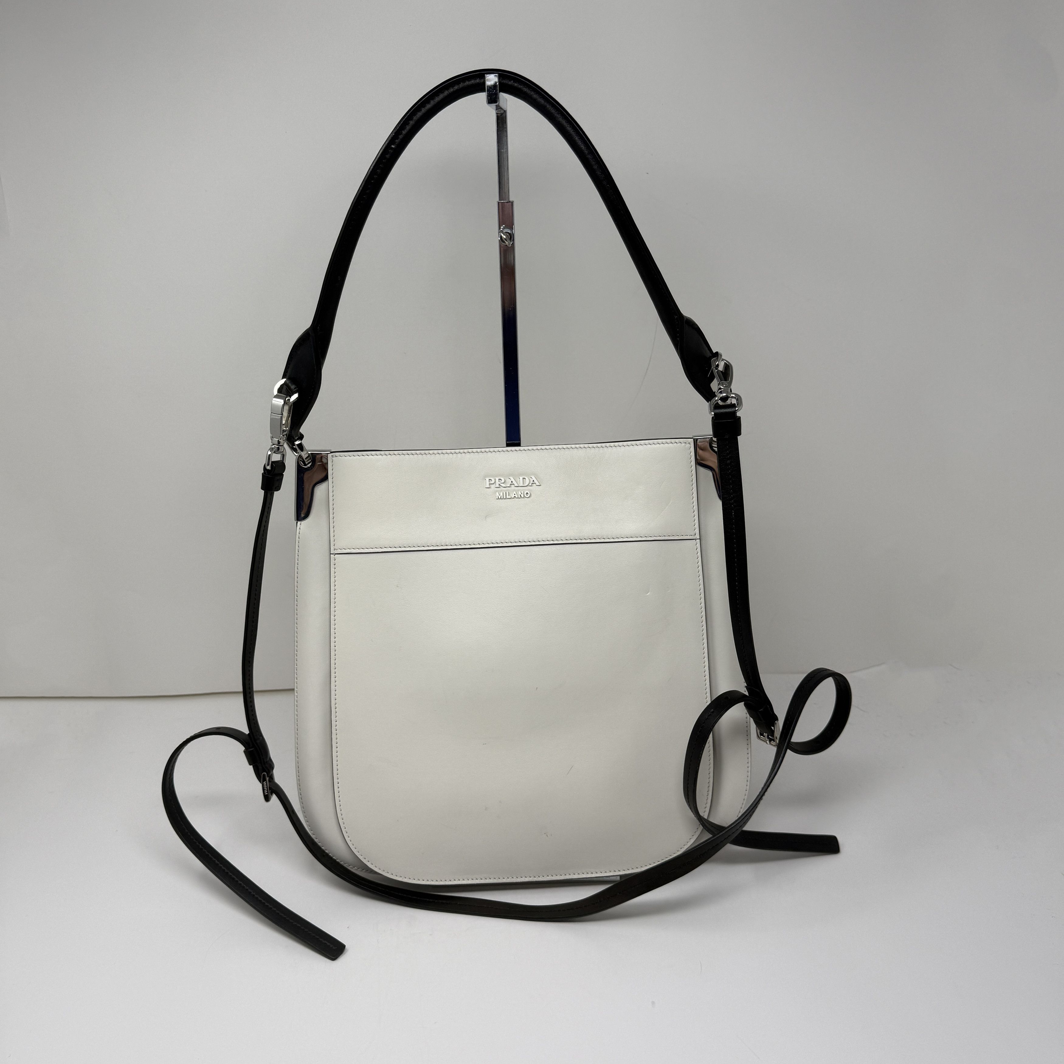 Prada Prada Margit Genuine Leather Convertible Size ONE SIZE - 2 Thumbnail