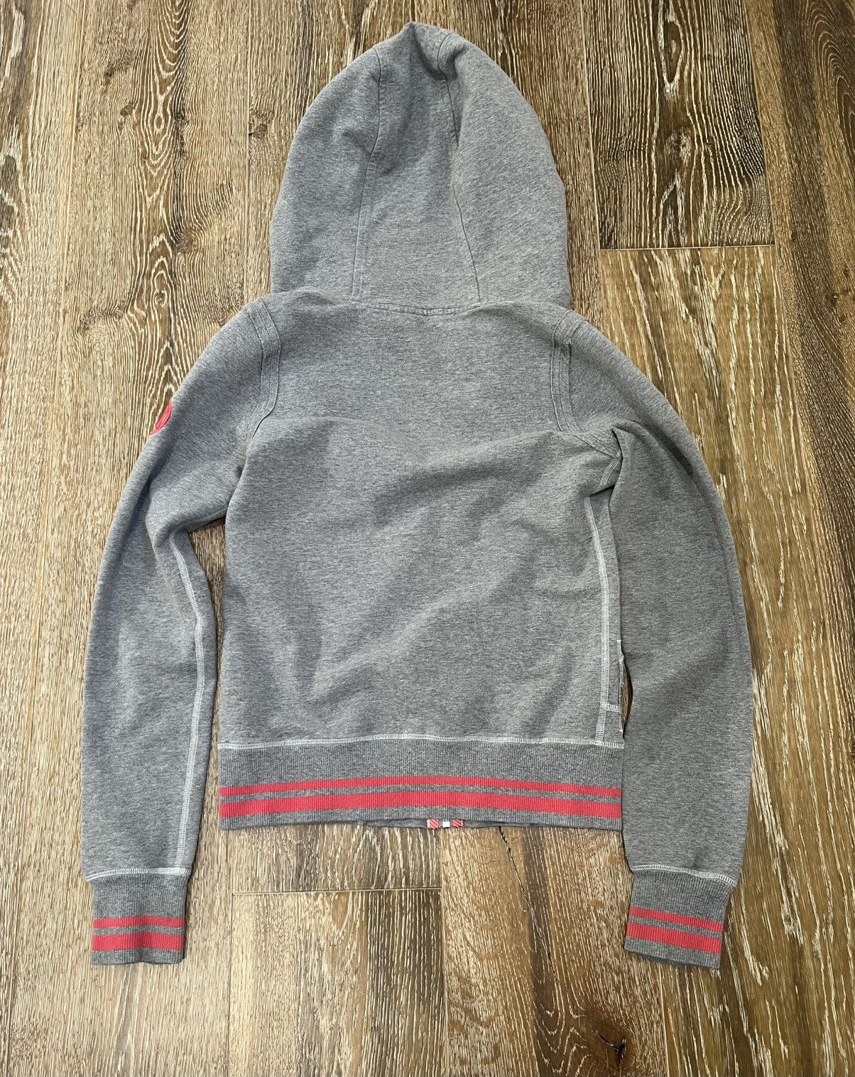 Lululemon Lululemon Grey Pink Stripe Flashback Full Zip Hoodie Size S / US 4 / IT 40 - 2 Thumbnail