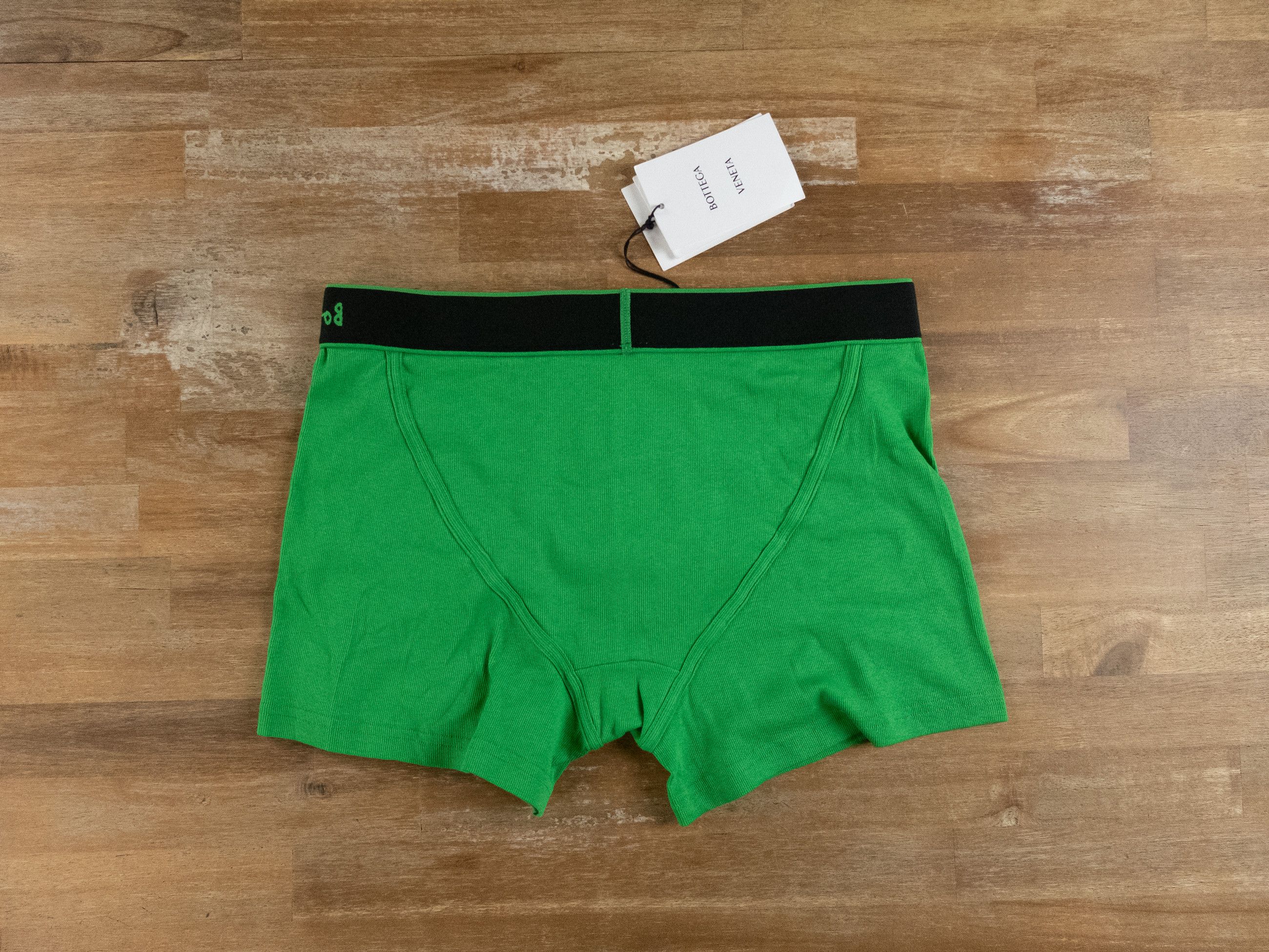 Bottega Veneta BOTTEGA VENETA pack of 3 green cotton boxer briefs Large Size 34 - 8 Thumbnail
