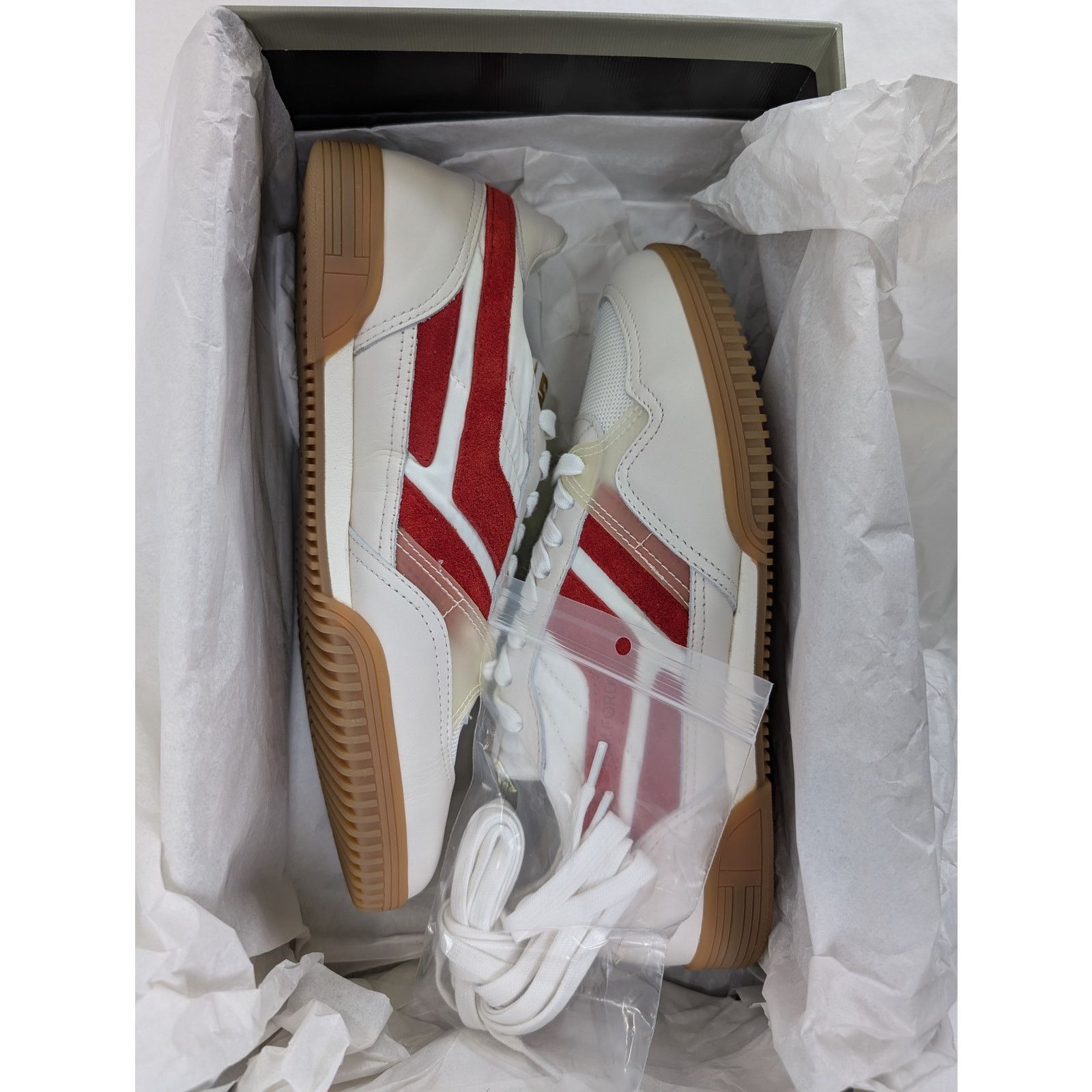 Tom Ford o1rshd1 Low Top Sneakers in off-white/Dark Red 7 Size US 7 / EU 40 - 18 Thumbnail