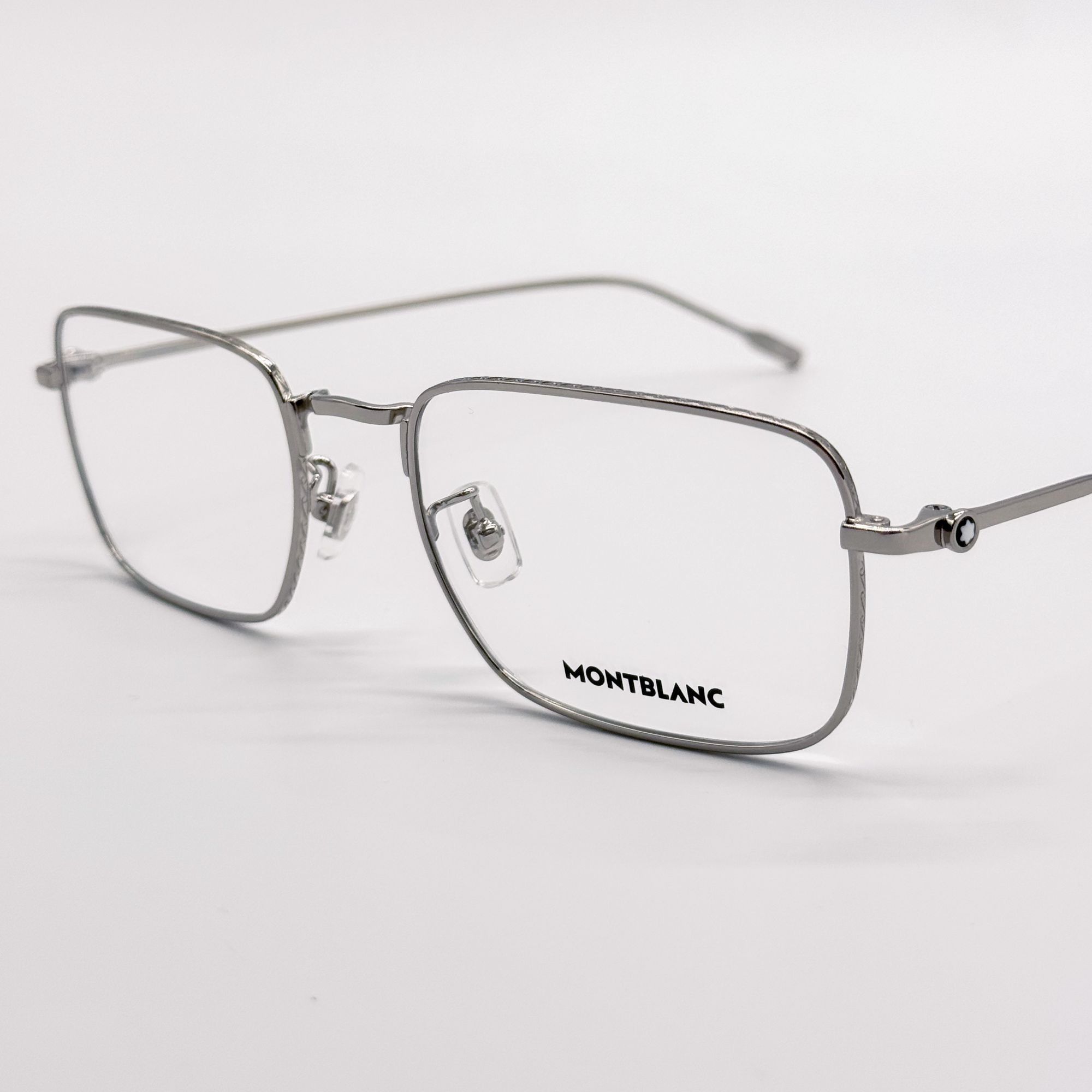 Montblanc NEW MONTBLANC EYEGLASSES MB0212O 005 SILVER MEN EYEWEAR Size ONE SIZE - 6 Thumbnail