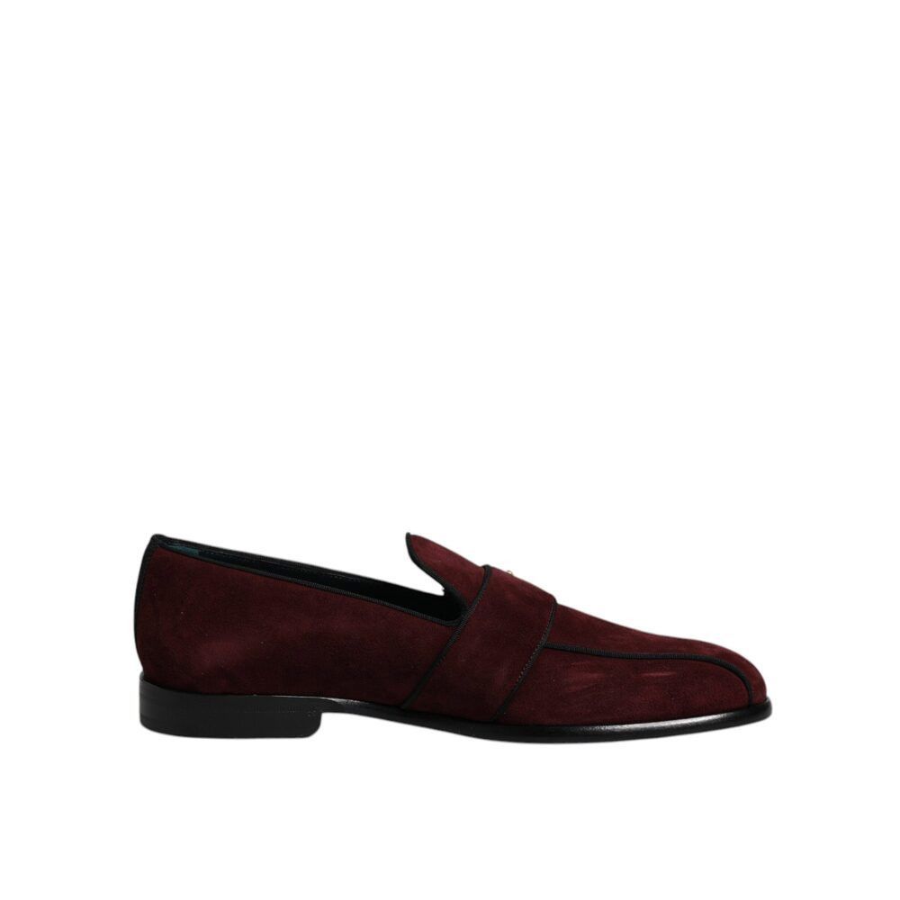 Dolce & Gabbana Dolce & Gabbana Bordeaux Suede Loafers Formal Men Dress Shoe Size US 8 / EU 41 - 7 Thumbnail