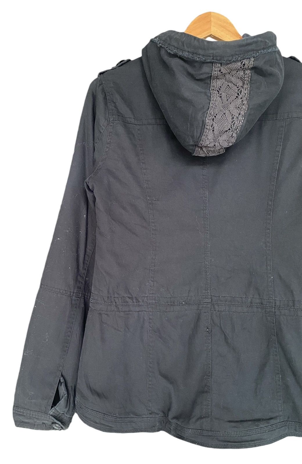 If Only Was True Black ROXY Hoodie Jacket Zipper Size US M / EU 48-50 / 2 - 10 Thumbnail