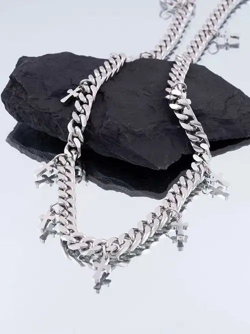 Designer × Vintage Retro cross necklace Acity Size ONE SIZE - 3 Thumbnail