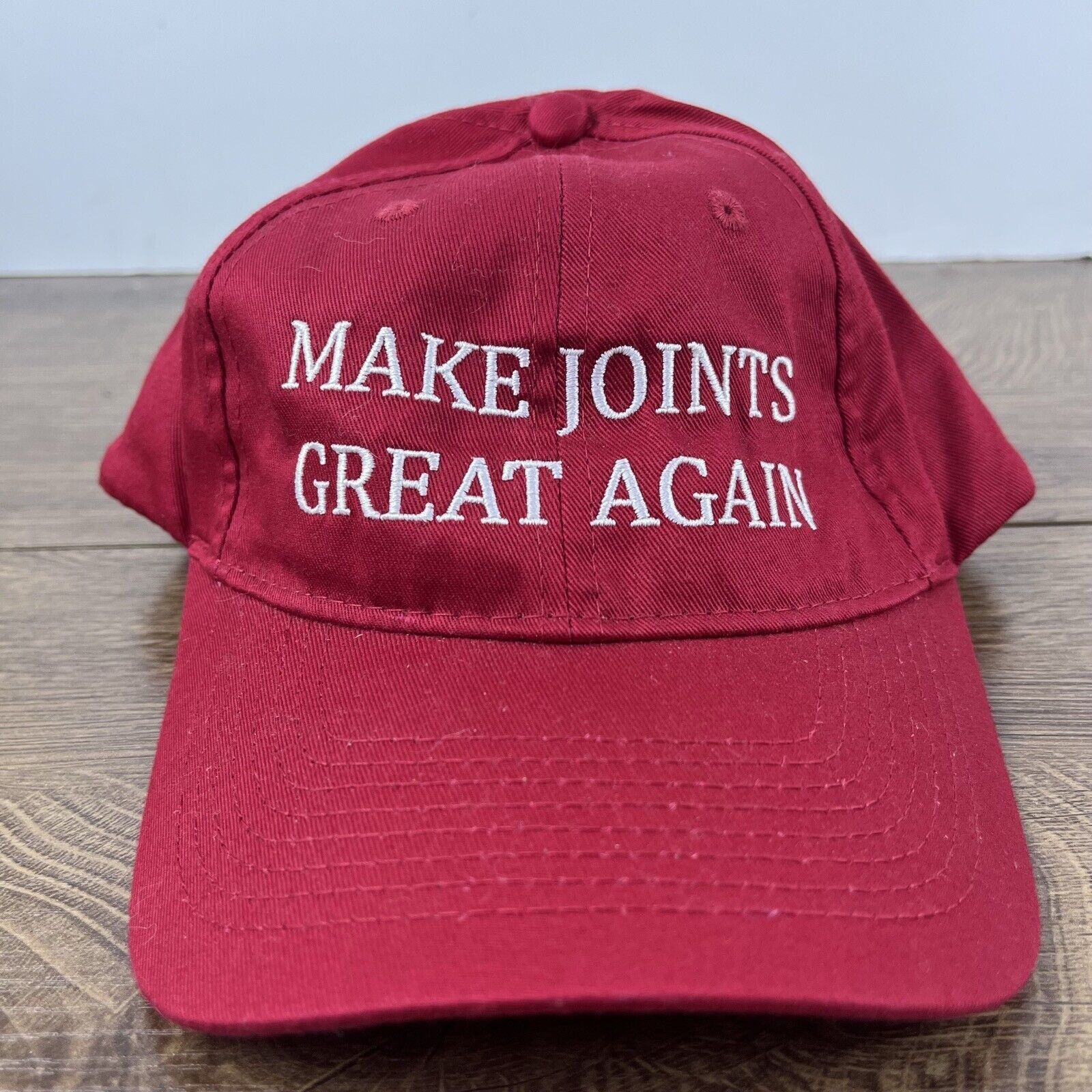 Other Make Joints Great Again Hat Red Hat Adjustable Hat Red Adult Size ONE SIZE - 5 Thumbnail