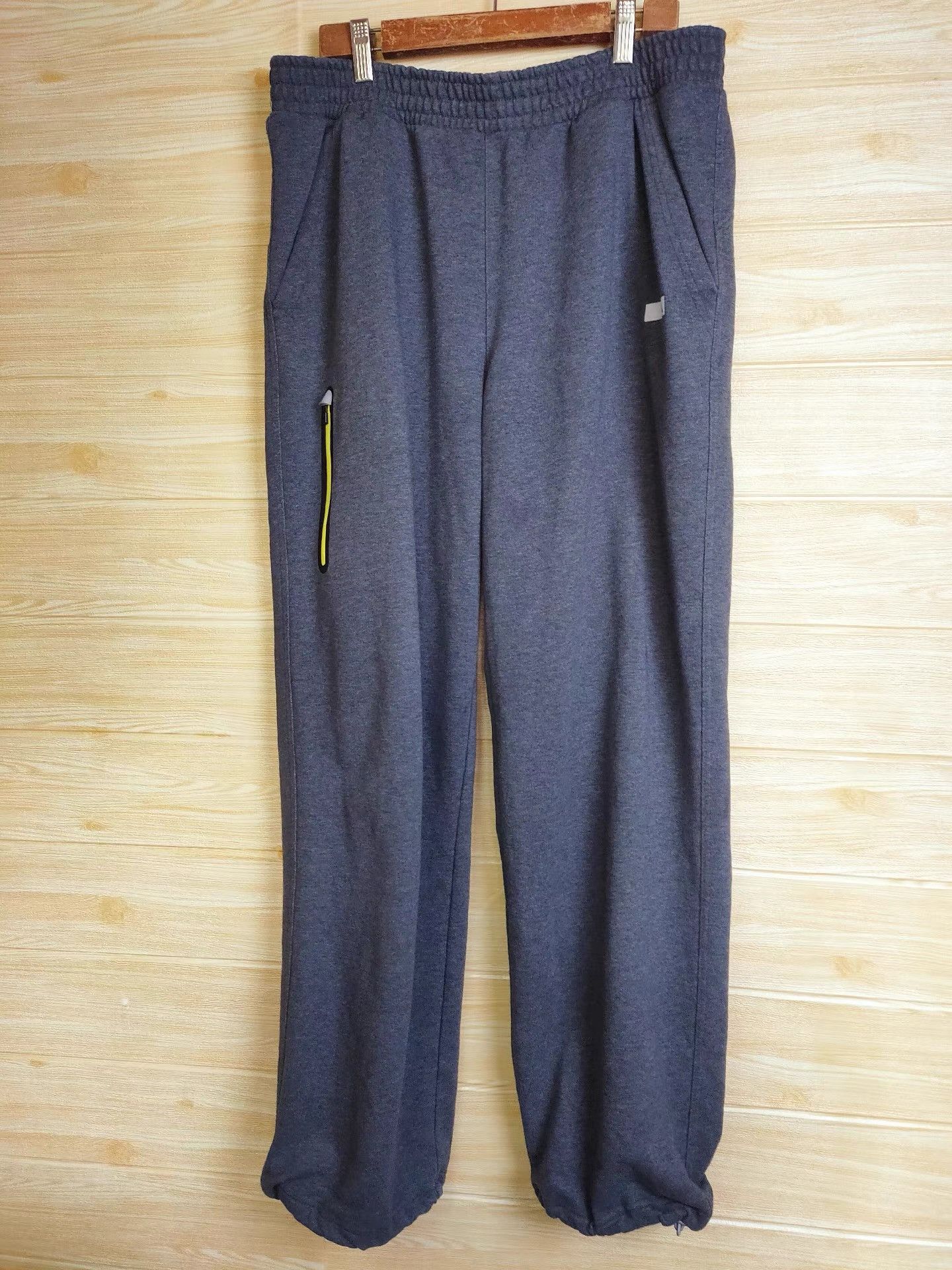 Adidas Adidas Men's Gray Casual Sports Pants K29 Size US 37 - 1 Thumbnail