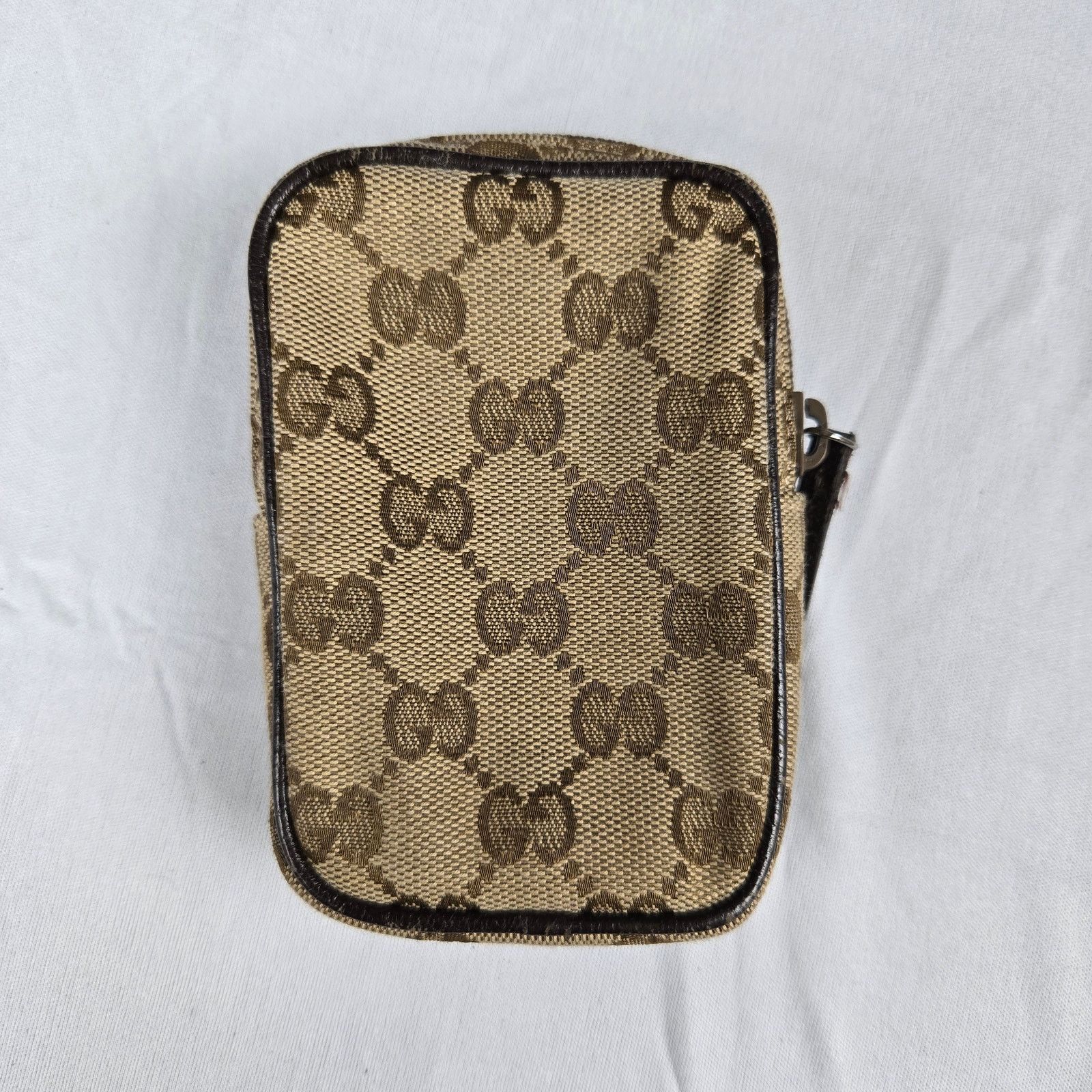 Gucci Gucci Monogram Mini Zip Canvas Pouch Size ONE SIZE - 7 Thumbnail