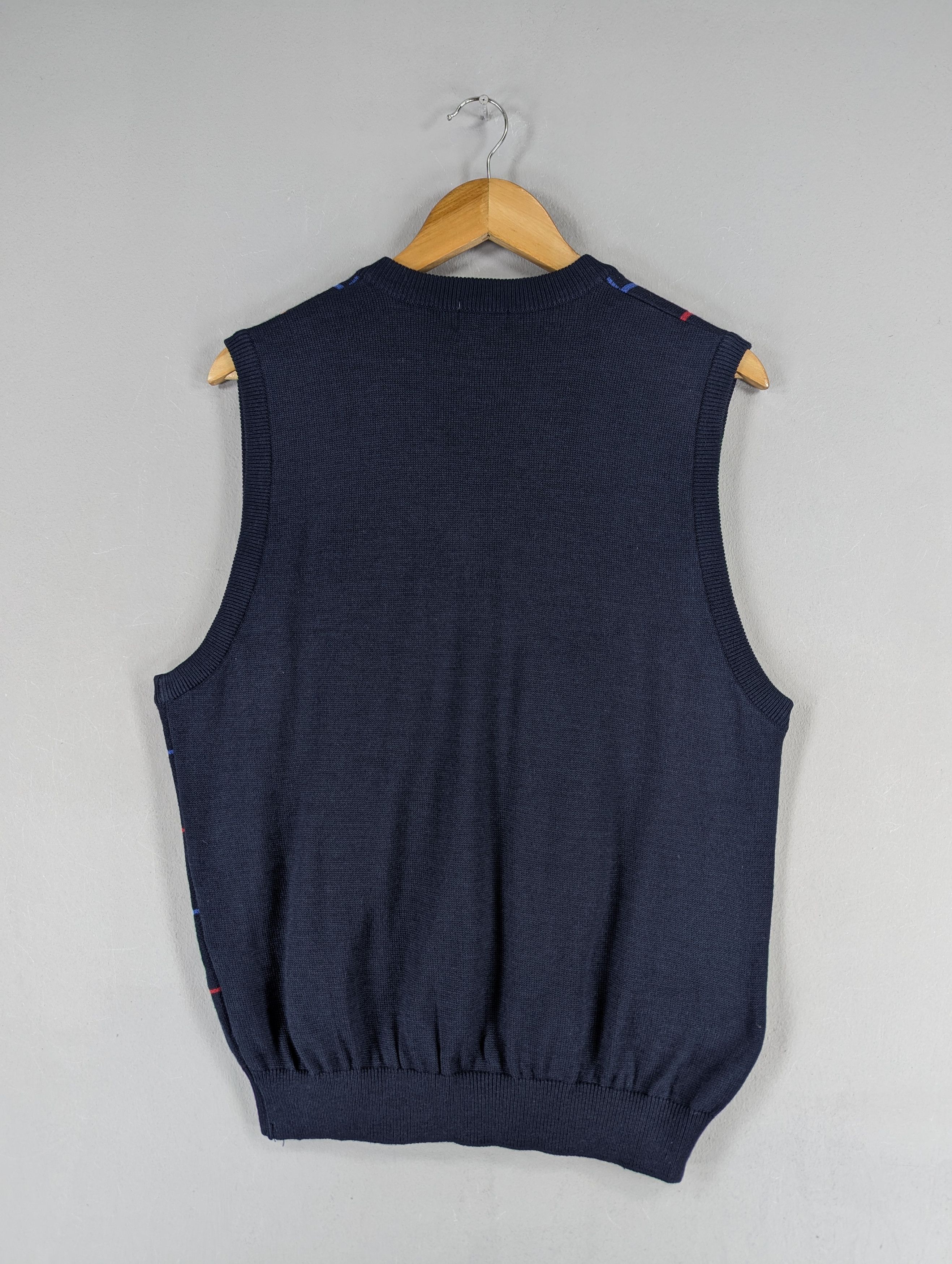 Japanese Brand Vintage 90s Esso Oil Acrylic Vest Jacket Size US M / EU 48-50 / 2 - 8 Thumbnail