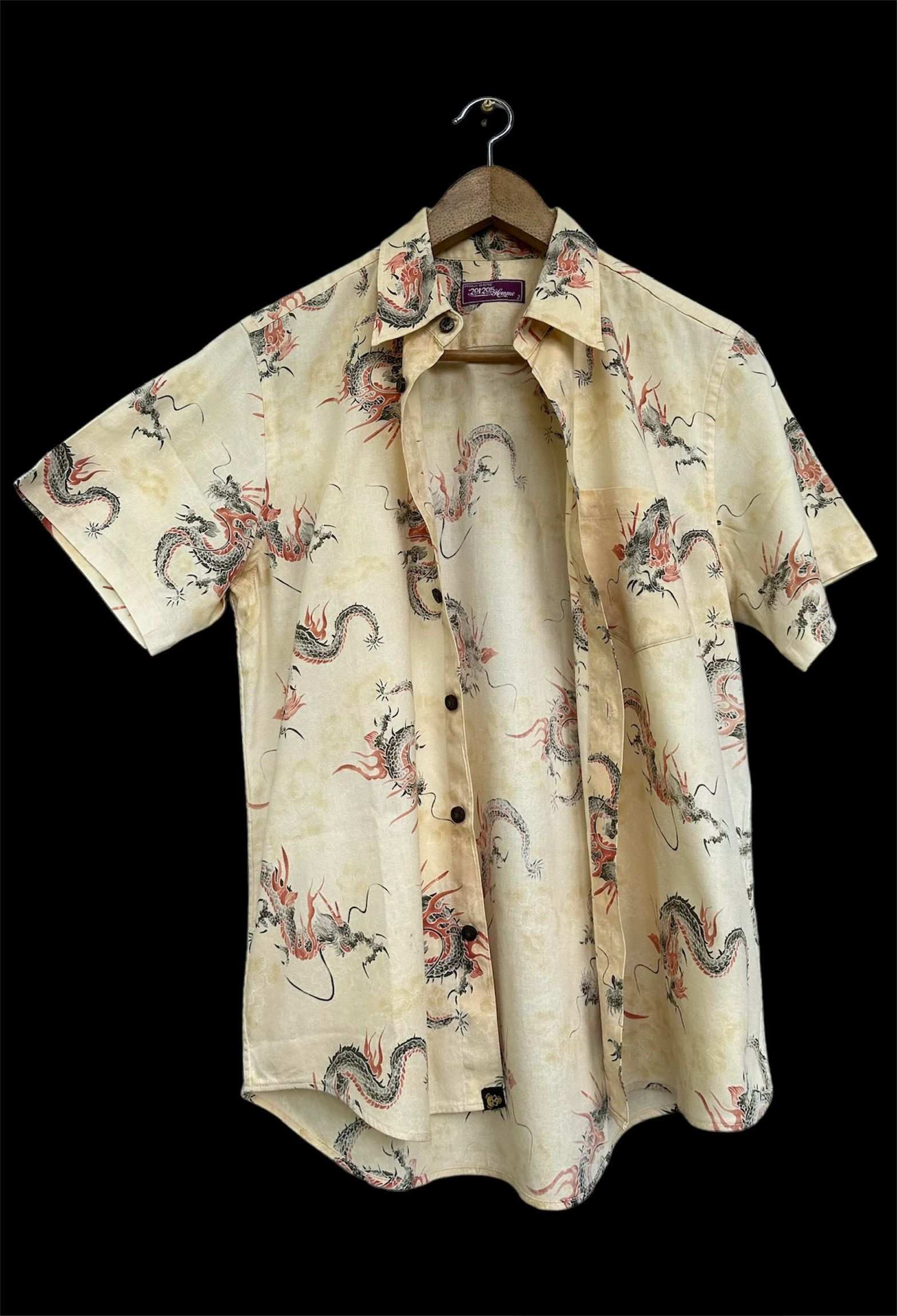 Beauty Beast Rare!! Dragon Plaid Shadow 291295 Specially Selected Printed Size US M / EU 48-50 / 2 - 1 Thumbnail