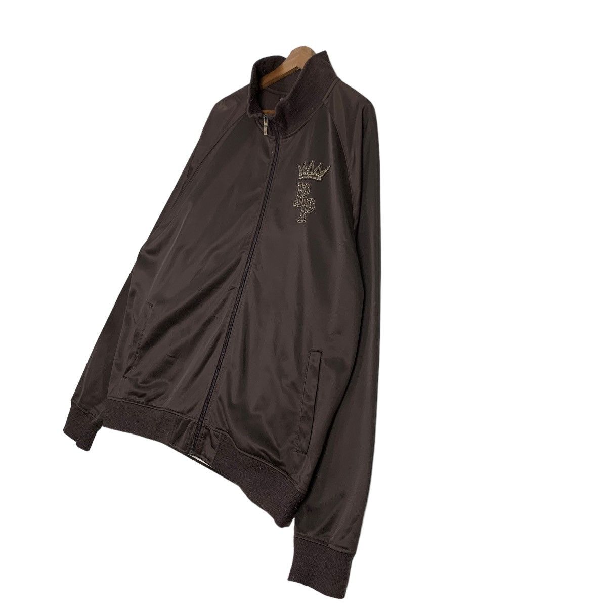 Japanese Brand PELLEPELLE MARCBUCHANAN Big Logo Sweater Jacket #0104-C6 Size US XXL / EU 58 / 5 - 4 Thumbnail