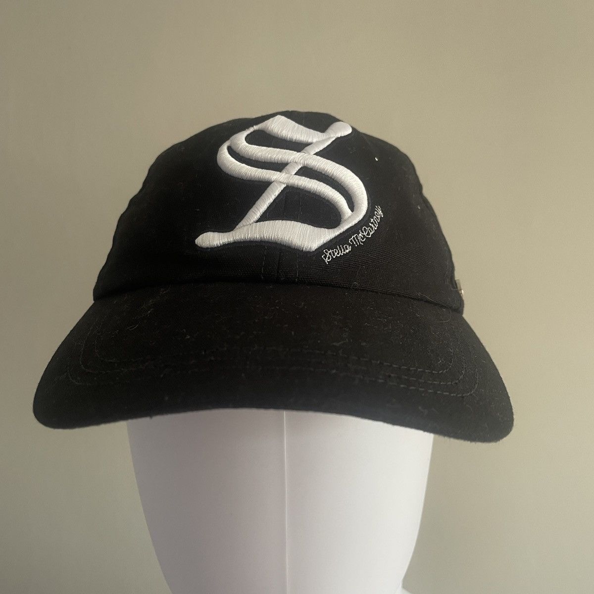 Stella McCartney Stella McCartney Embroidered Baseball Cap Black Size ONE SIZE - 10 Thumbnail