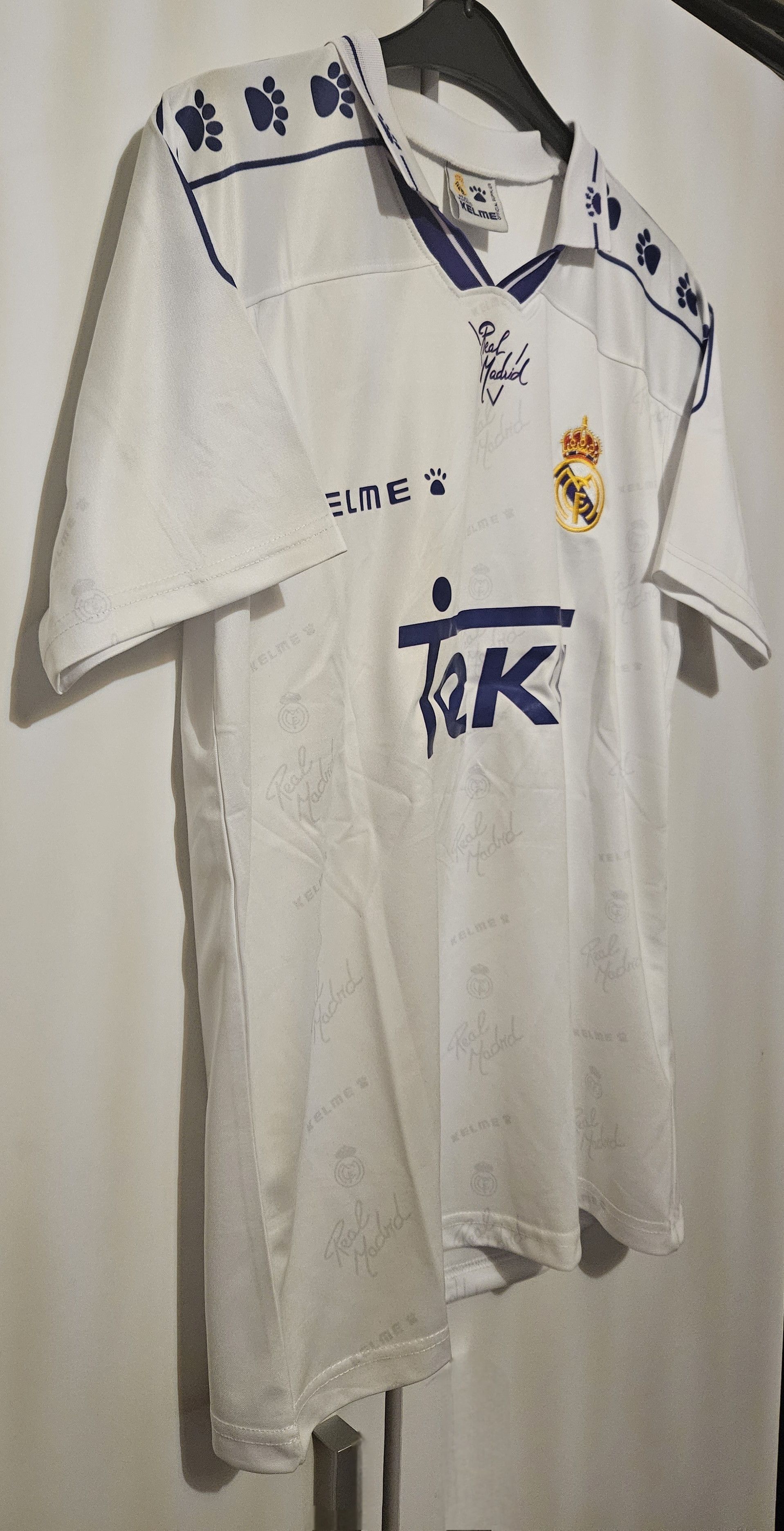 Other Laudrup 10 Real Madrid 1994/95 Vintage Soccer Jersey trikot Size US L / EU 52-54 / 3 - 5 Thumbnail