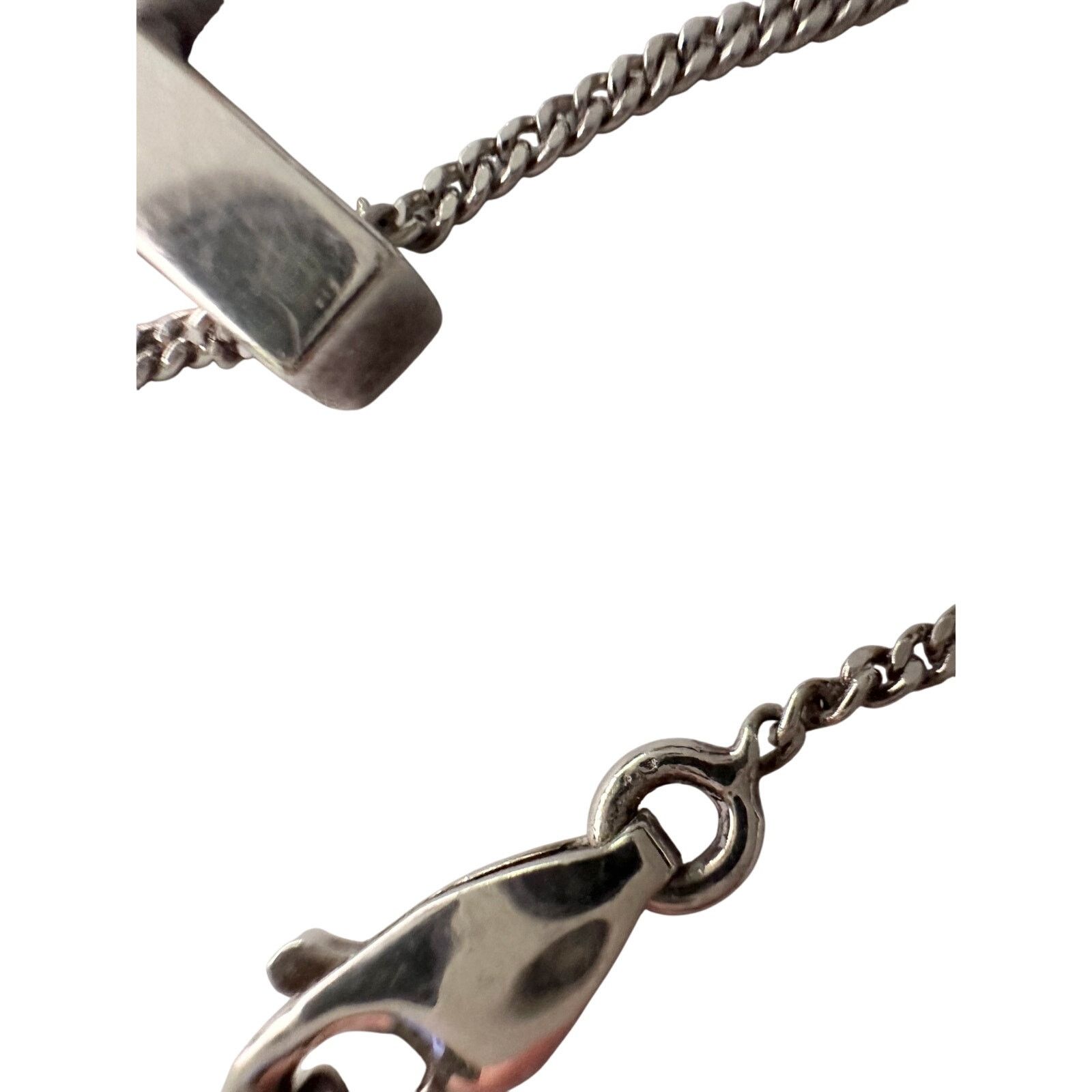 Gucci Gucci Thick Abstract Cross Necklace Size ONE SIZE - 16 Thumbnail