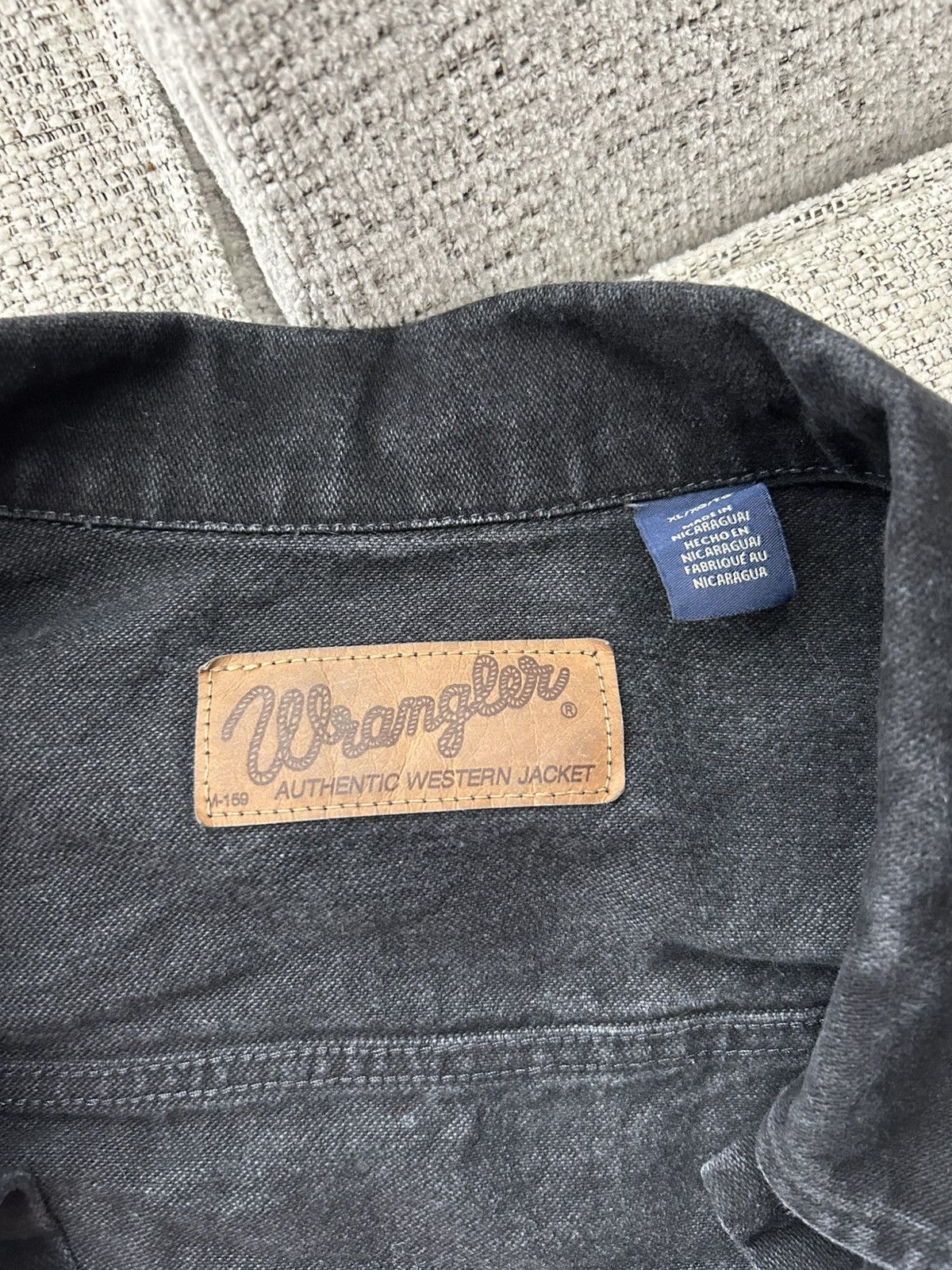 Wrangler Black western denim jacket Size US XL / EU 56 / 4 - 3 Thumbnail