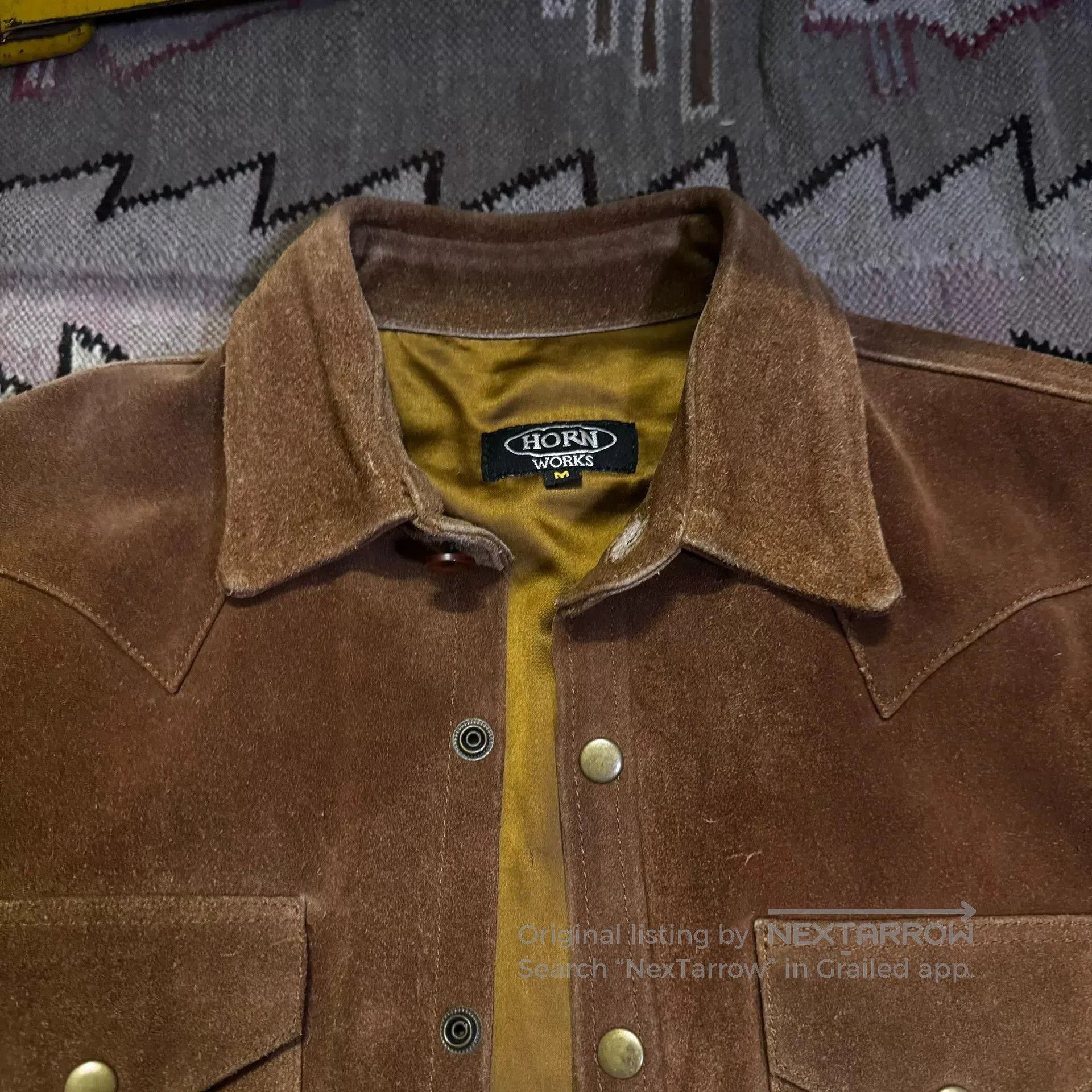 Vintage Vintage 70s Western Style Suede Jacket. Size US M / EU 48-50 / 2 - 2 Thumbnail