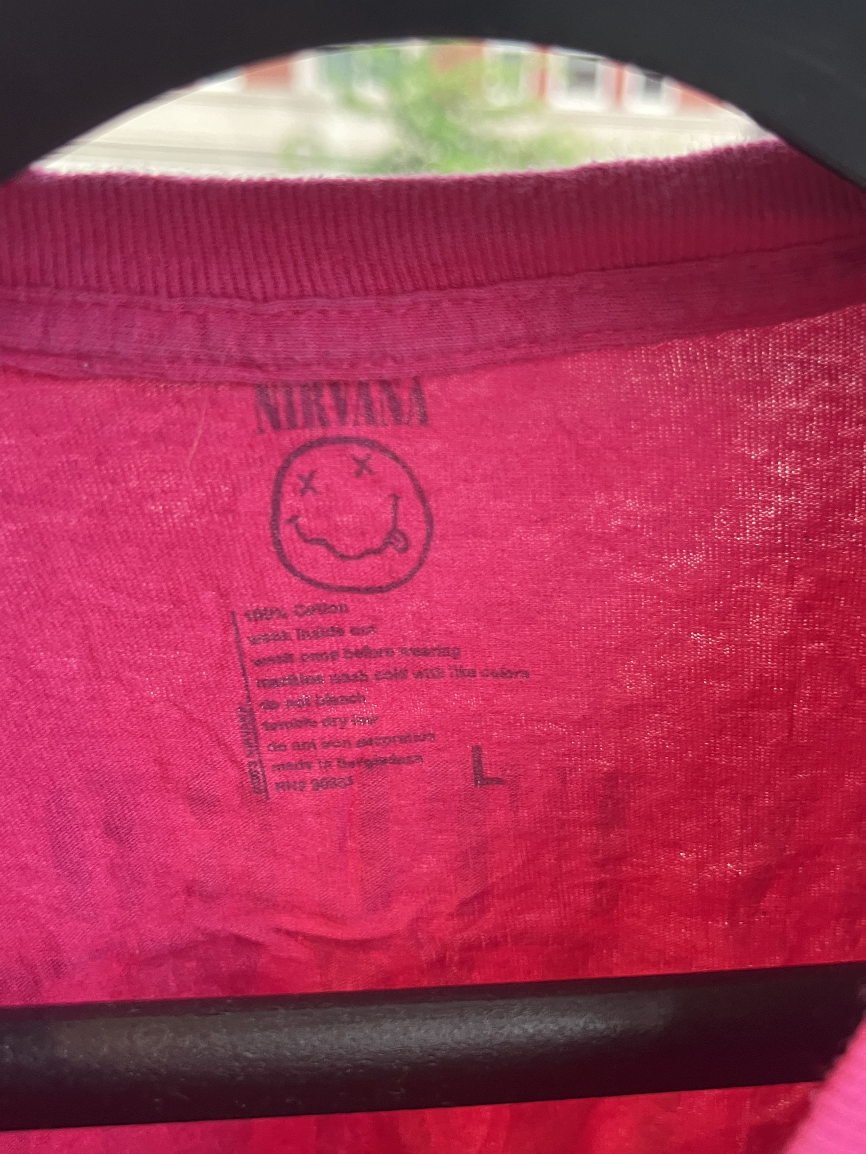 Nirvana Nirvana In Utero Live 93 Pink Graphic Concert T-Shirt Size L / US 10 / IT 46 - 3 Thumbnail
