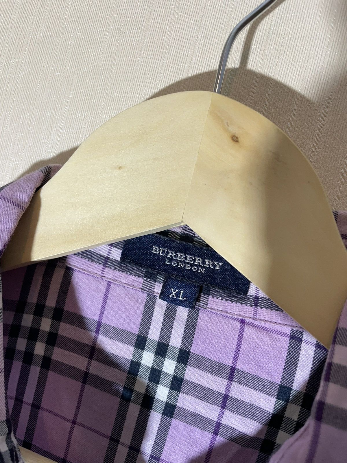 Burberry × Vintage Burberry London Nova check vintage streetwear shirt Size L / US 10 / IT 46 - 8 Thumbnail
