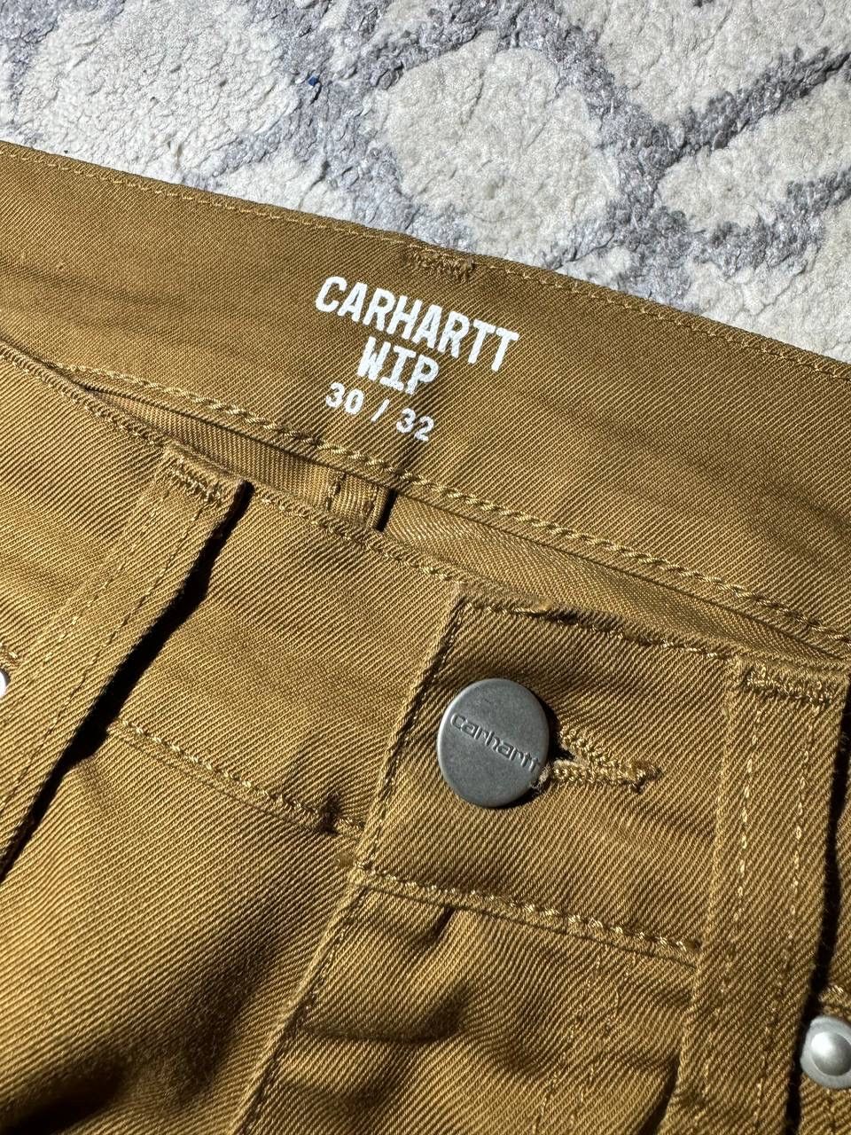 Carhartt × Carhartt Wip Carhartt WIP Vintage Streetwear Casual Pants Beige Size US 30 / EU 46 - 7 Thumbnail