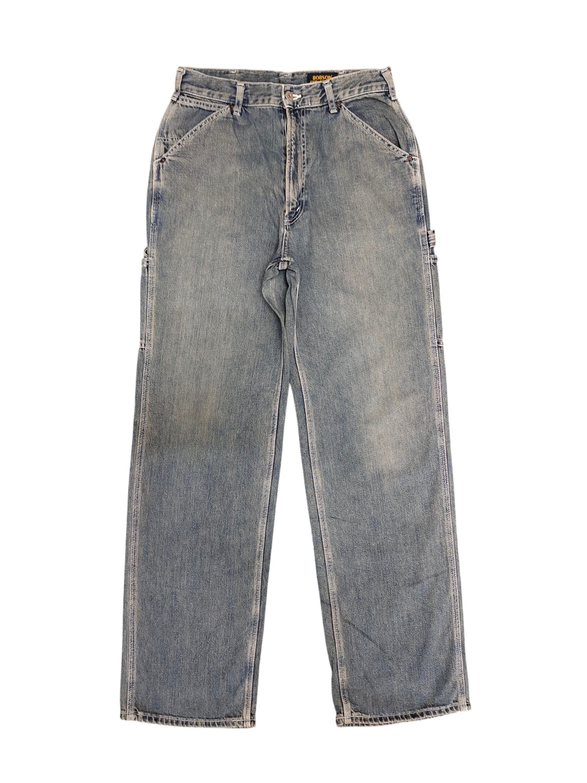 Hysteric Glamour Vintage 90s Bobson Carpenter Wide Loose Denim Pants Size US 29 - 7 Thumbnail