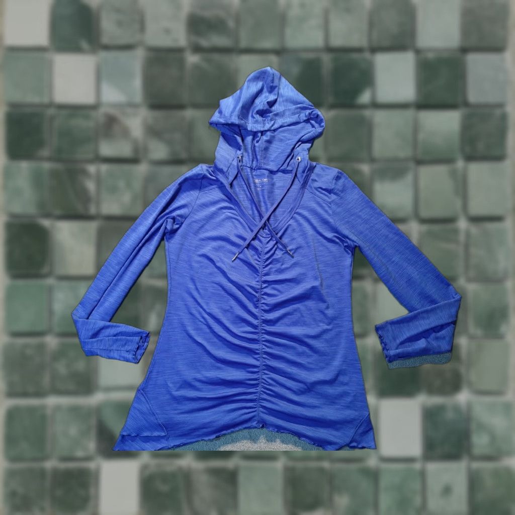 Calvin Klein VINTAGE Calvin Klein Jacket Womens Size M Quick Dry pull over Blue Hooded Size M / US 6-8 / IT 42-44 - 1 Thumbnail