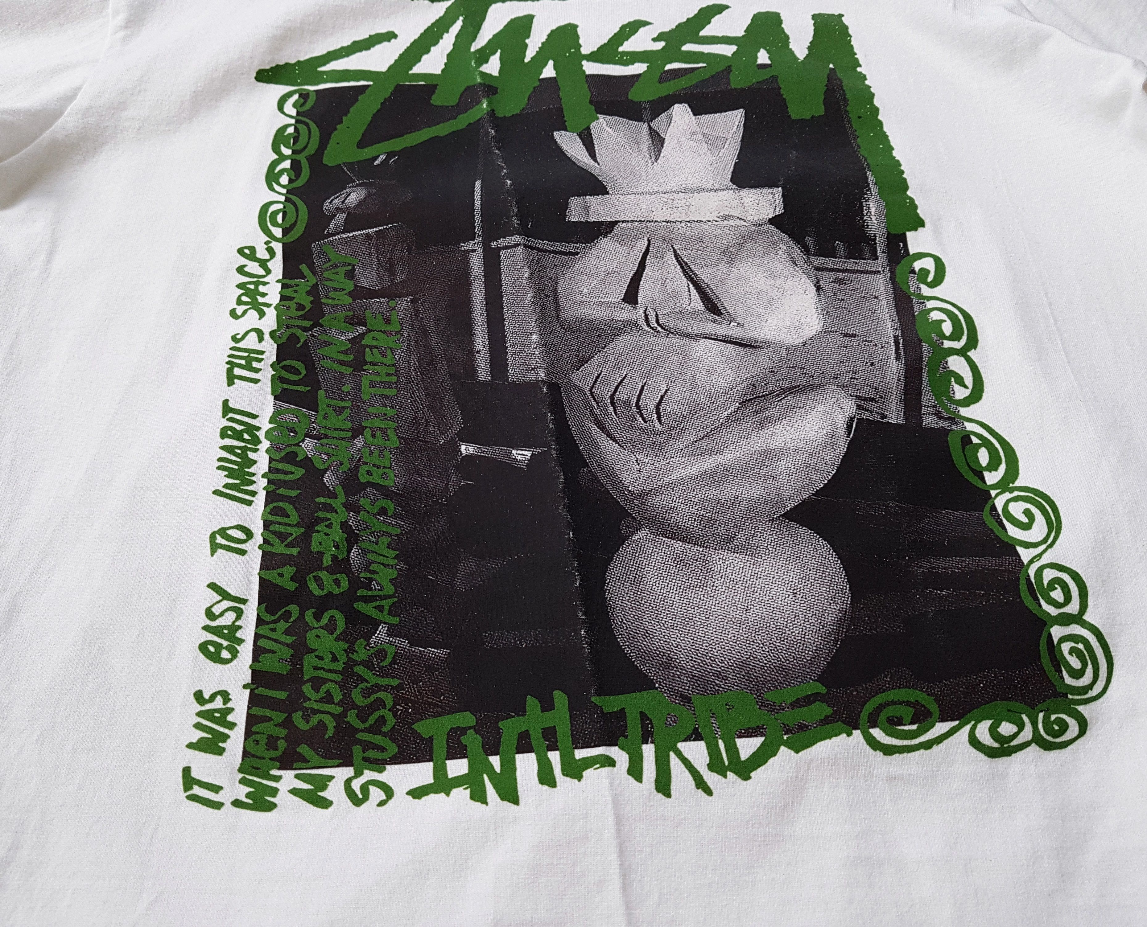 Stussy Stussy Intl Tribe Vintage Tiki Short Sleeve Tee T Shirt sz M Size US M / EU 48-50 / 2 - 5 Thumbnail