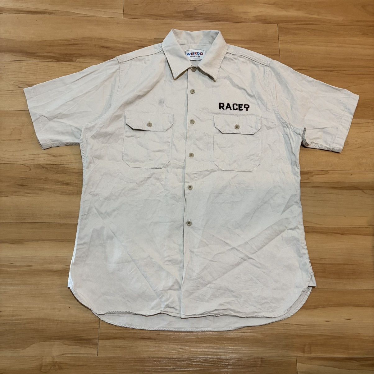 Japanese Brand Weirdo hotrods wrd supply work shirt Size US XL / EU 56 / 4 - 1 Thumbnail