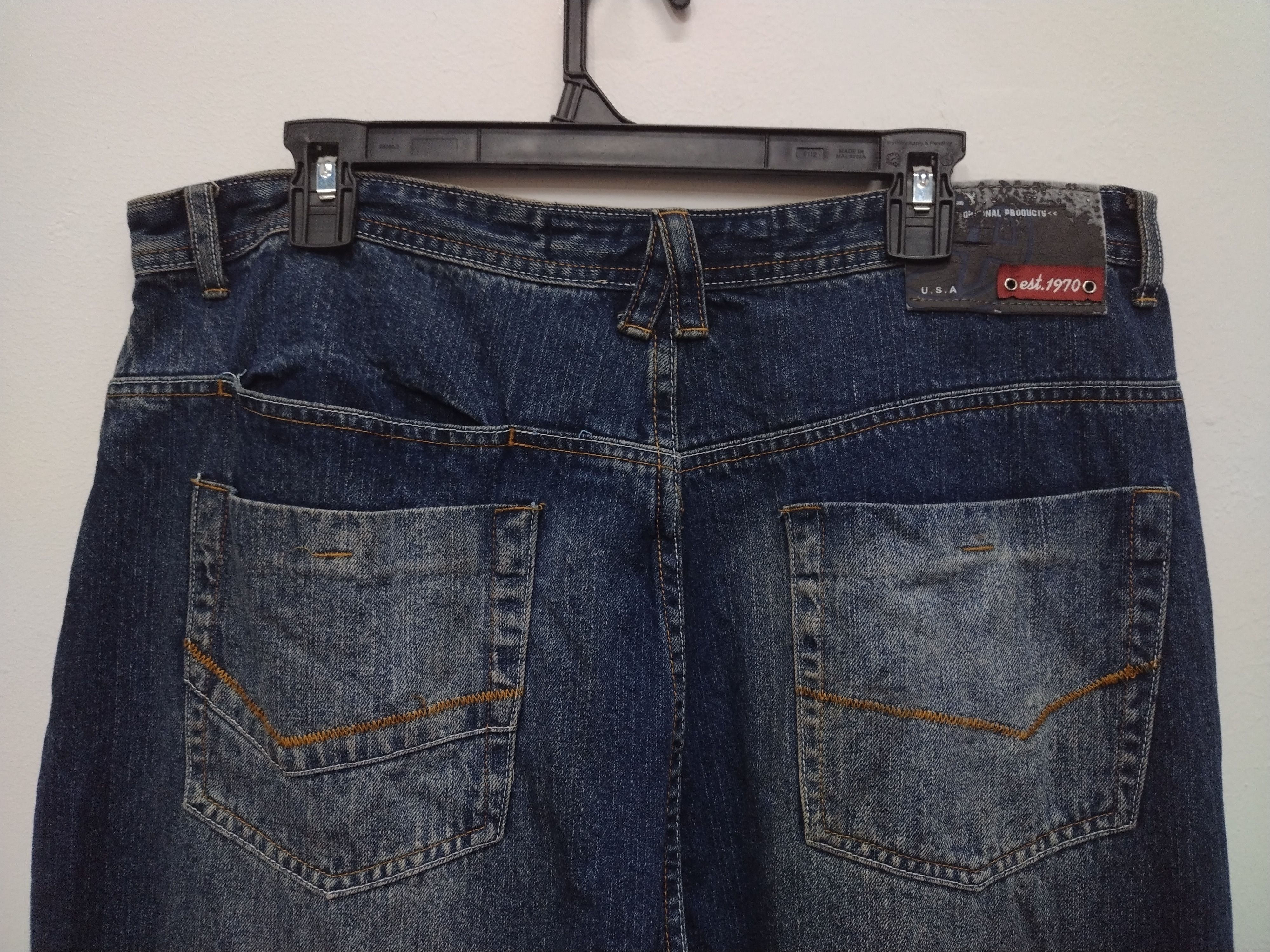 Brooklyn Clothing Bklyn jeans Baggy nice design straight cut loose Size US 38 / EU 54 - 13 Thumbnail