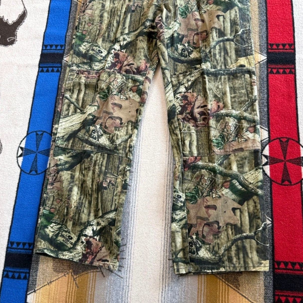 Vintage VINTAGE Mossy Oak Camouflage Jeans Pants 36x32 Hunting Men Straight 90s Green Camouflage Mossy Oak Pattern Size US 36 / EU 52 - 5 Thumbnail